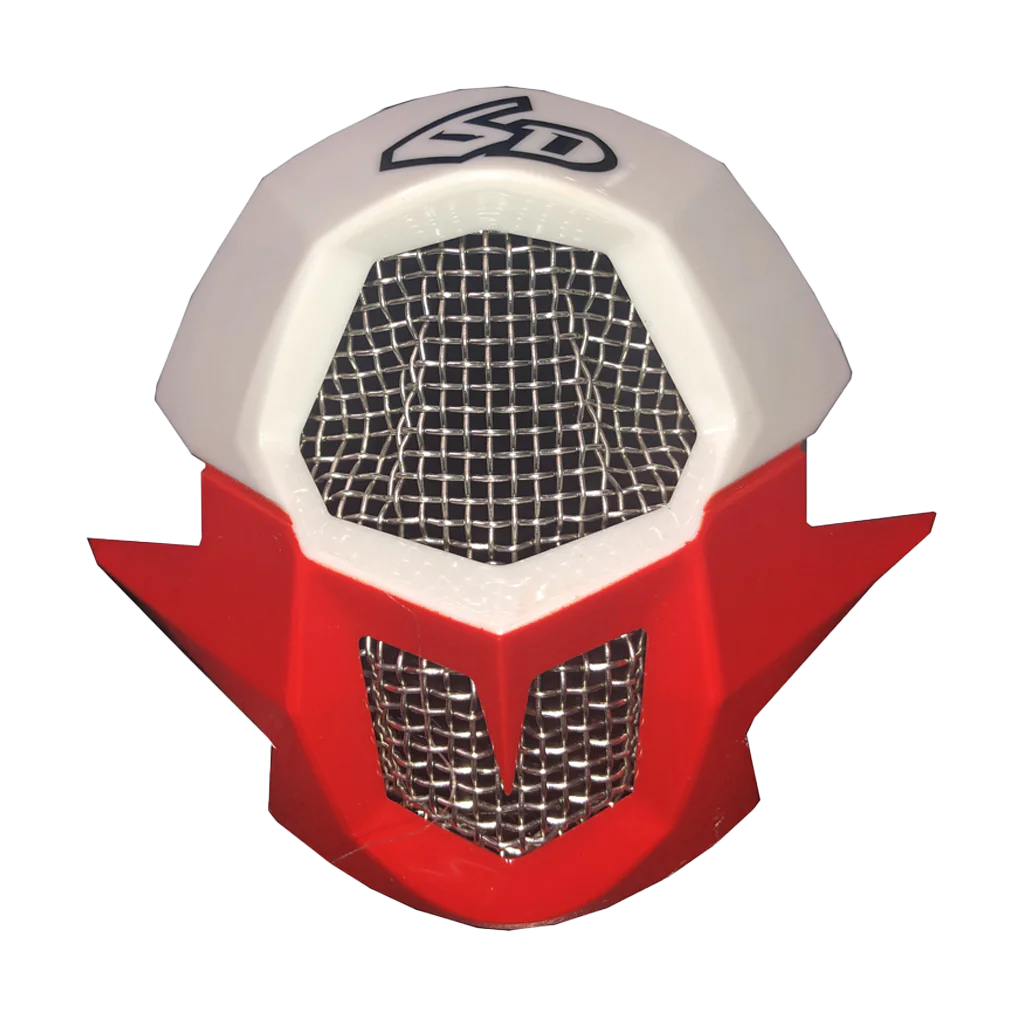 6D Mouthpiece ATR-1 Team FCR Carbon - Red / Carbon
