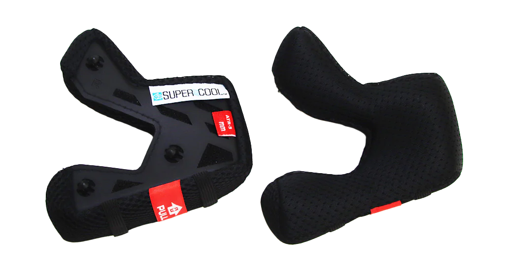 6D Cheek Pad Set ATR-3 Super Cool - Black