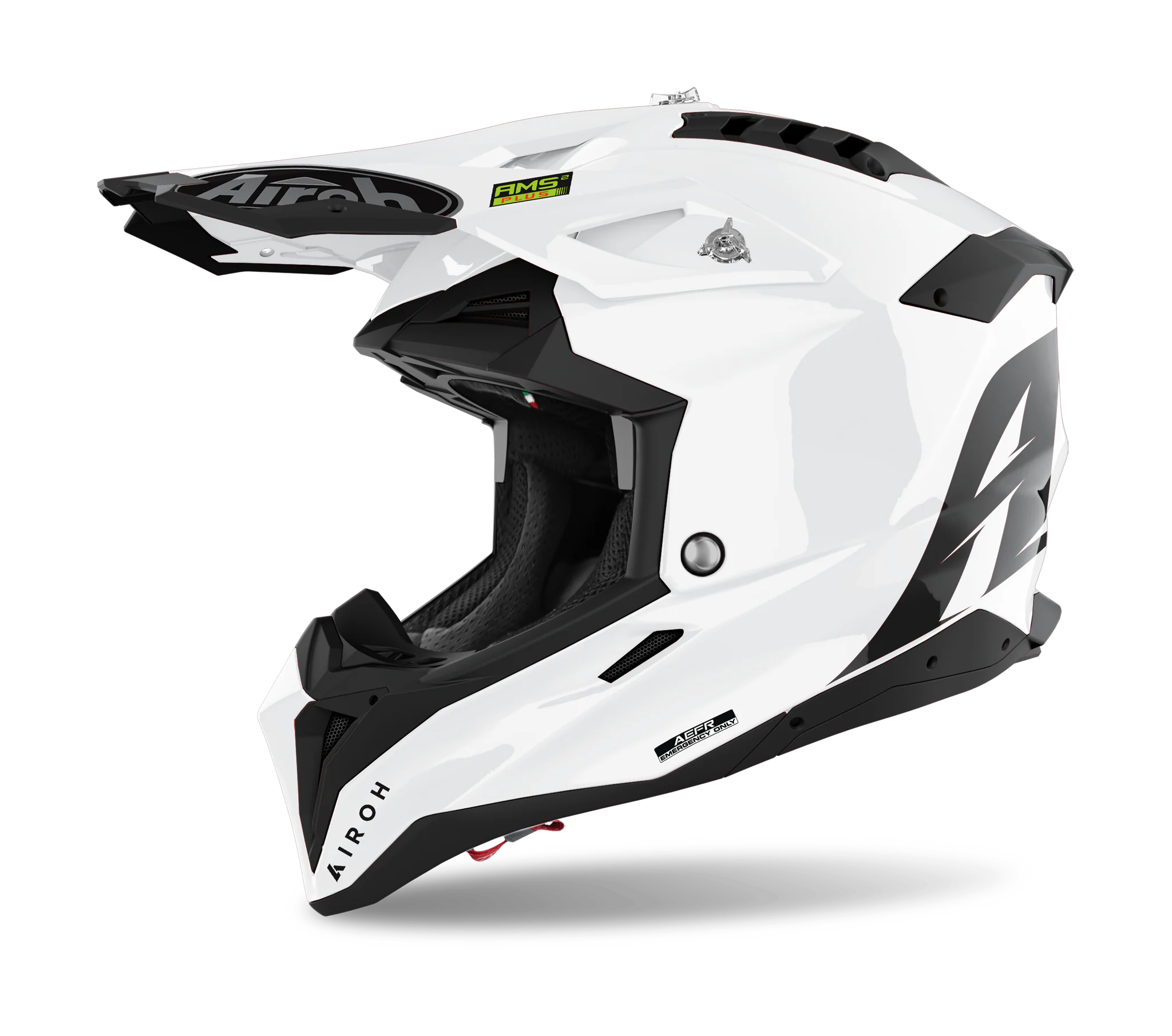 Airoh Motocross Helmet Aviator 3 Color - Gloss White