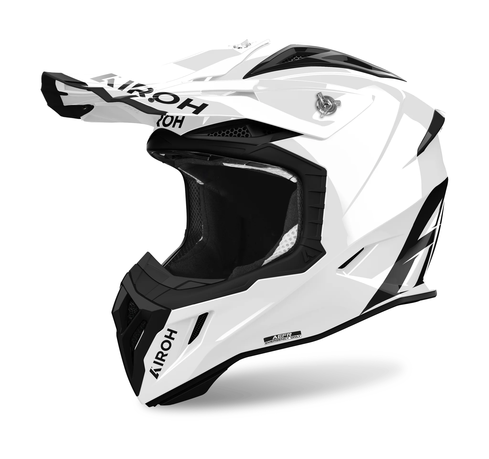 Airoh Motocross Helmet Aviator Ace 2 Color - Gloss White