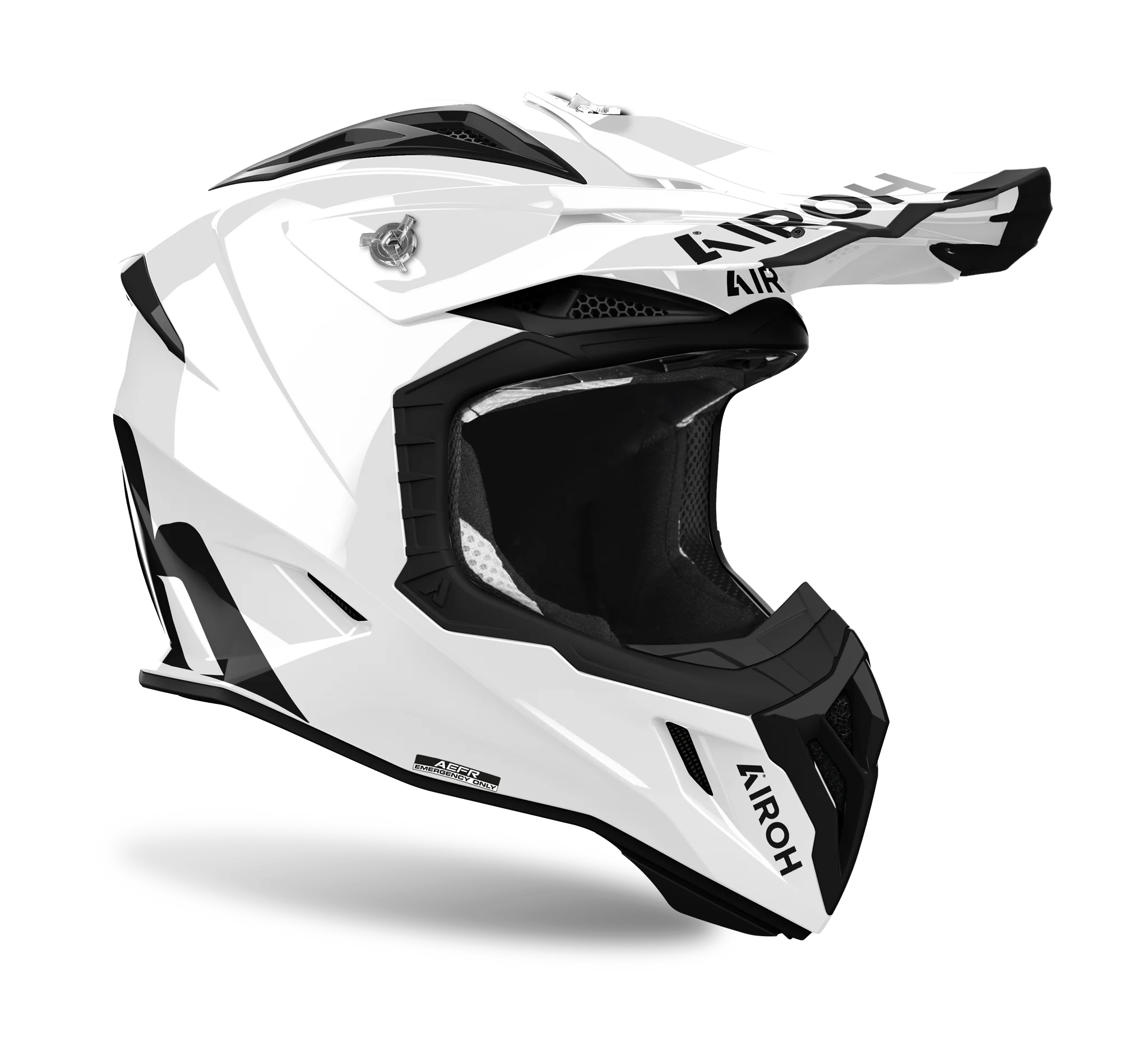 Airoh Motocross Helmet Aviator Ace 2 Color - Gloss White