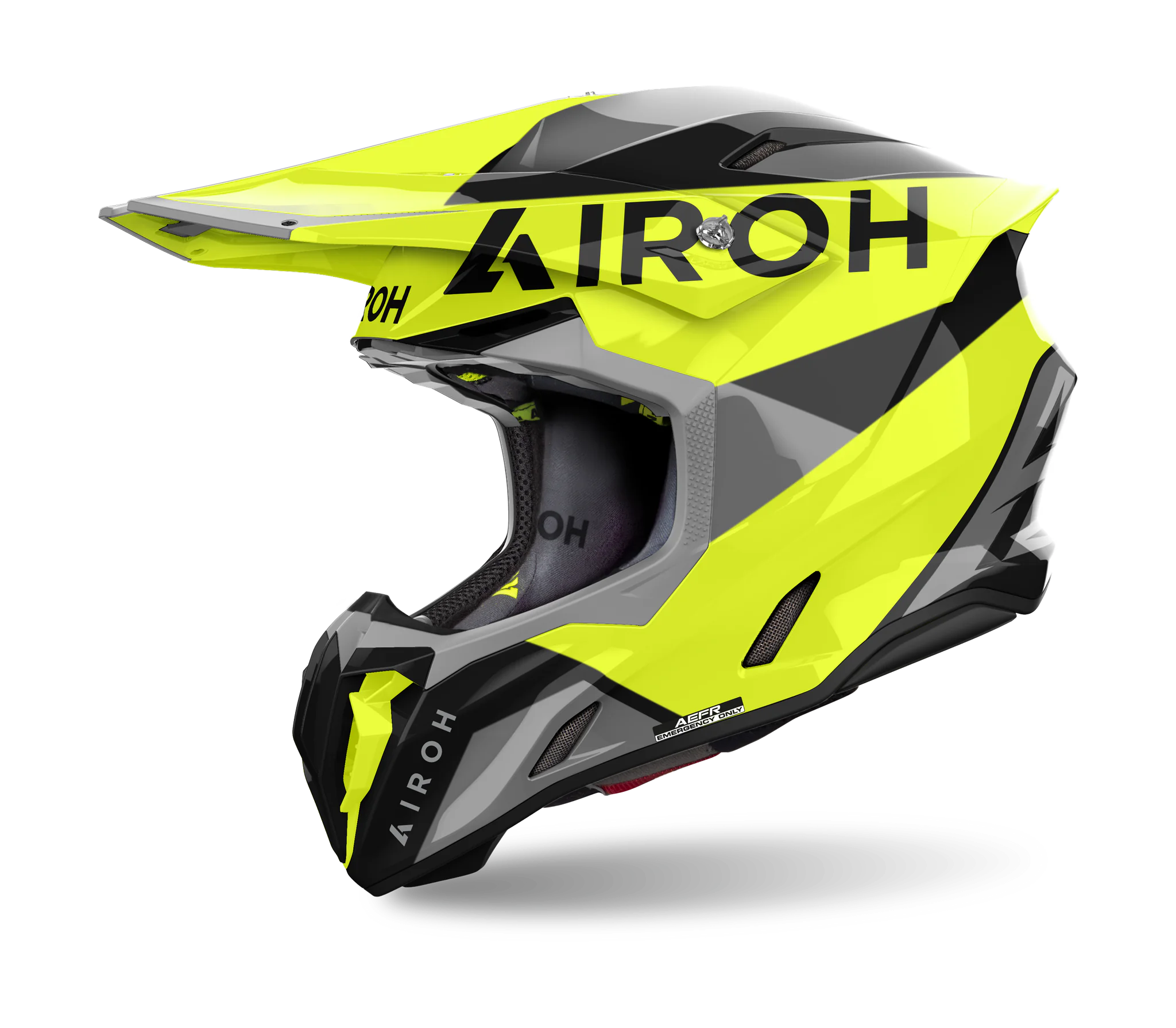 Airoh Motocross Helmet Twist 3 King - Gloss Yellow