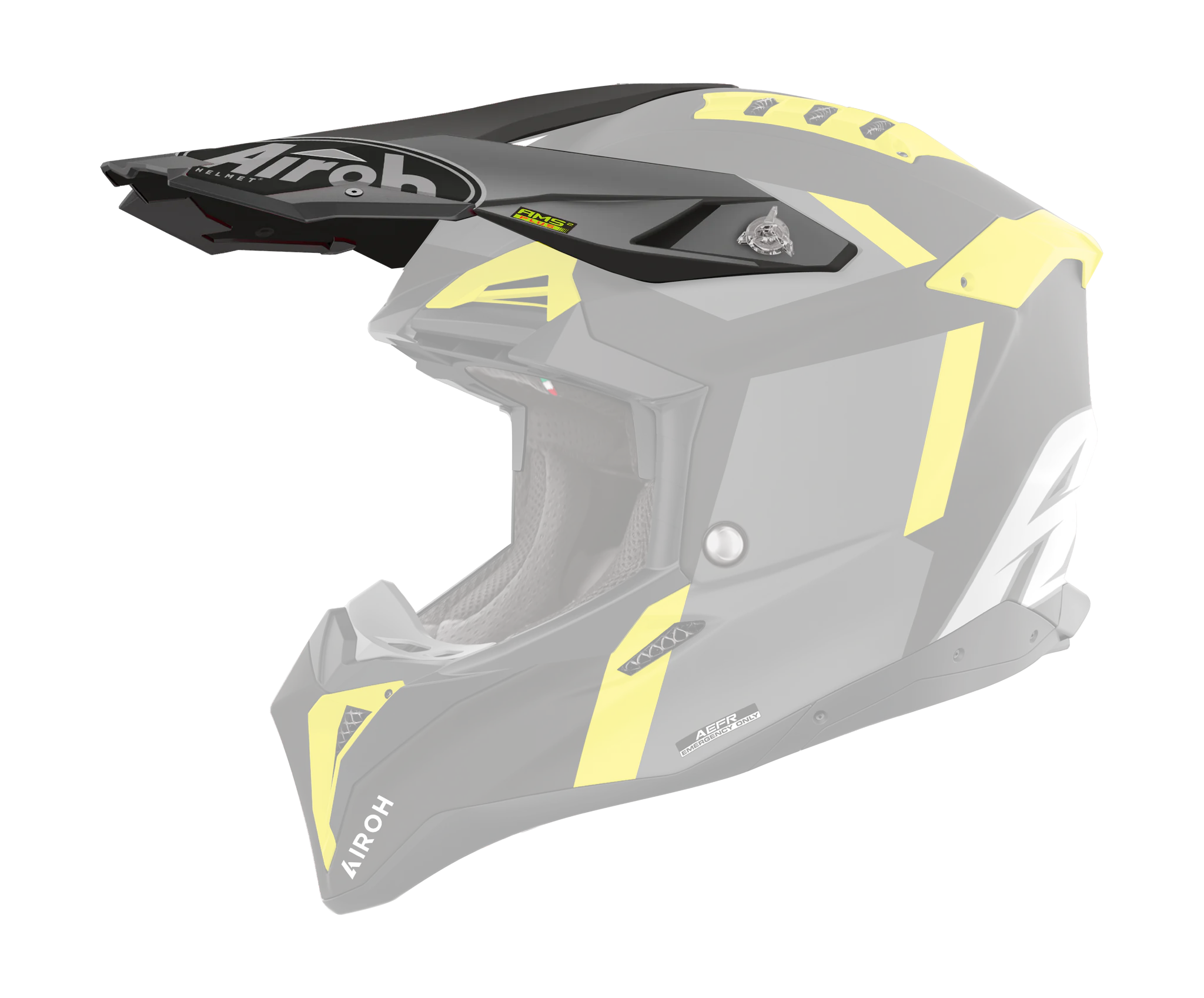 Airoh Helmet Visor Aviator 3 Glory - Matte Yellow