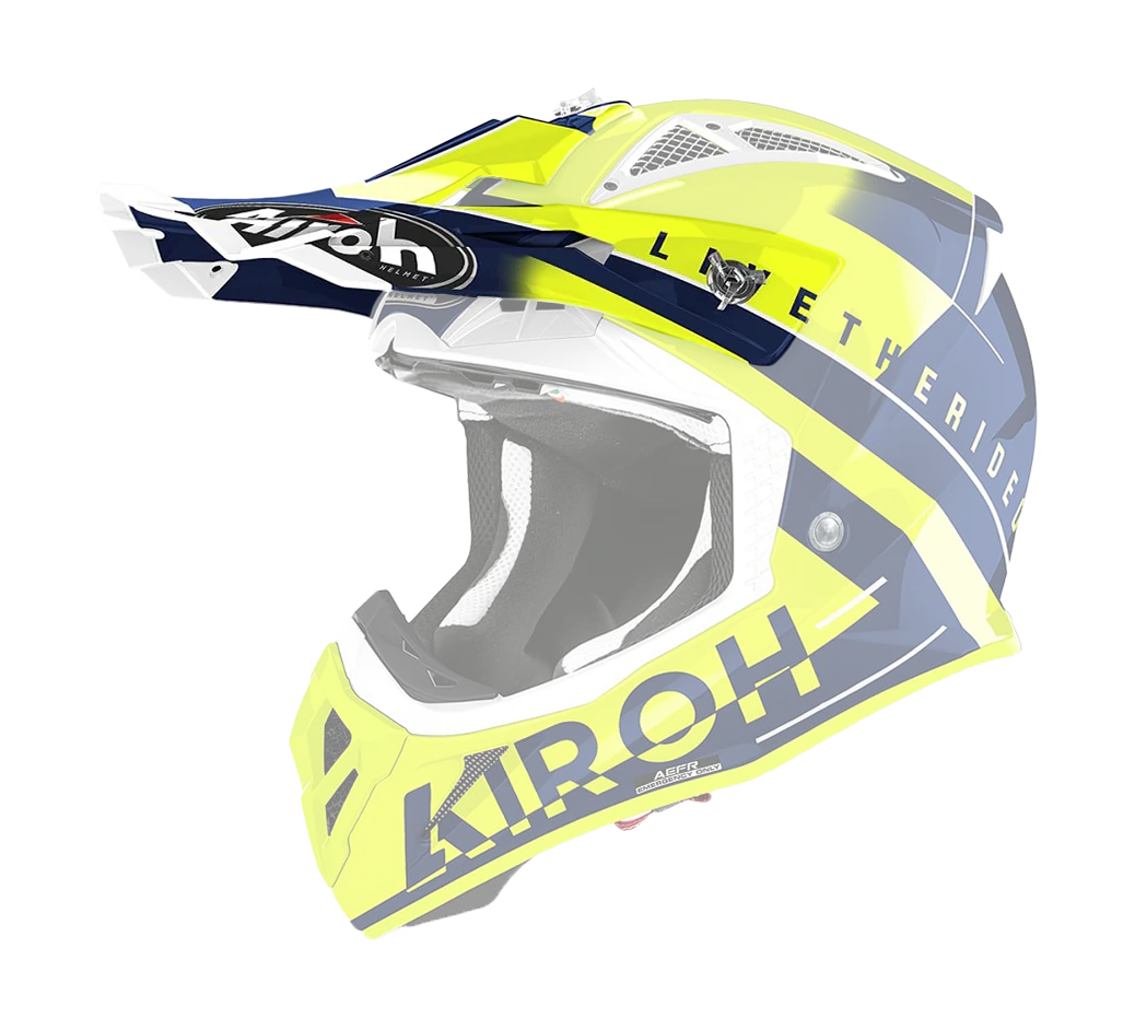 Airoh Helmet Visor Aviator Ace Amaze - Gloss Blue