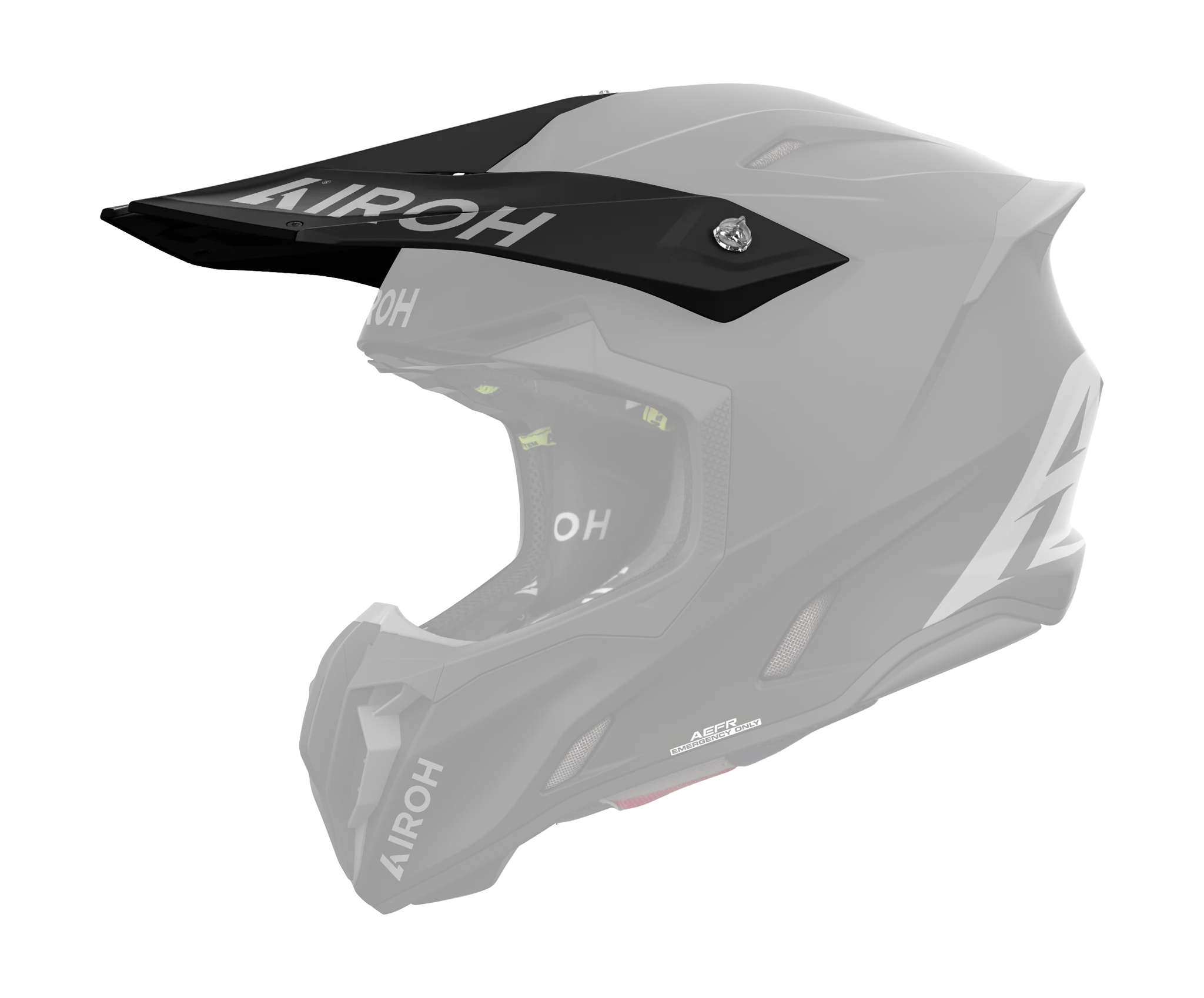 Airoh Helmet Visor Twist 3 Color - Matte Black
