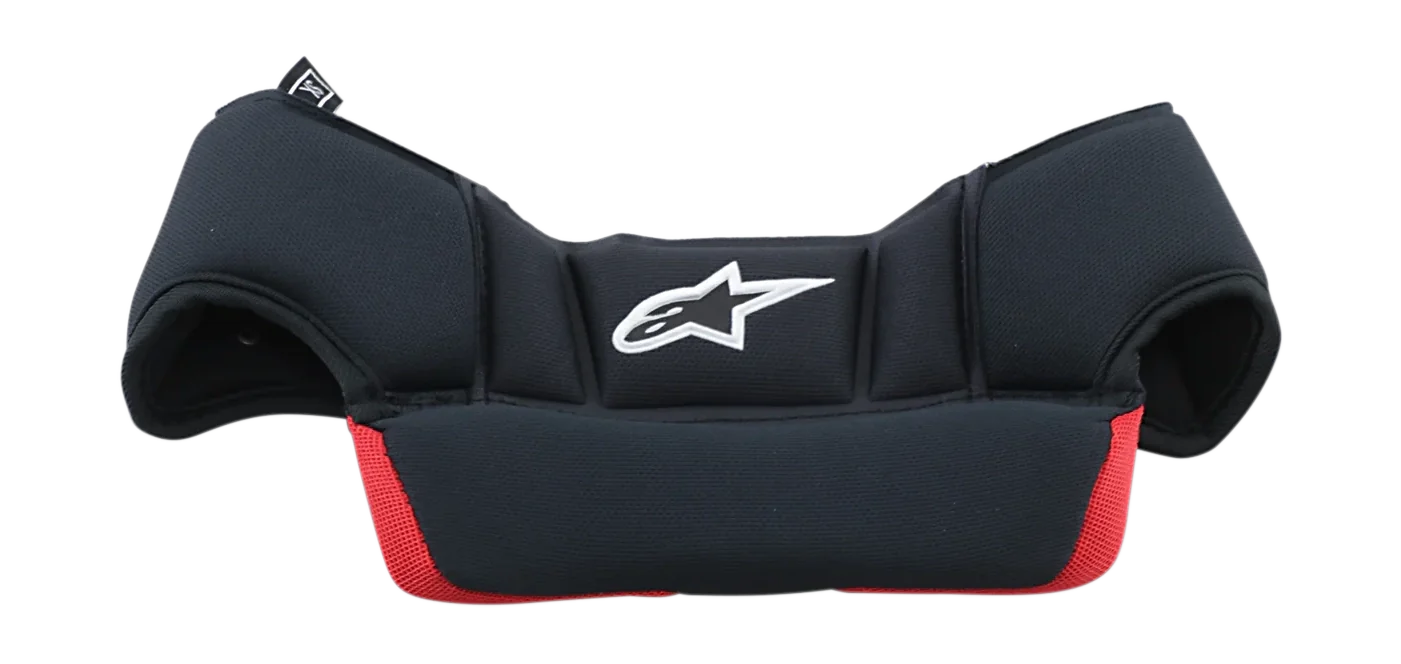 Alpinestars Inner Liner Crown Pad S-M8 / S-M10 - Black / Red