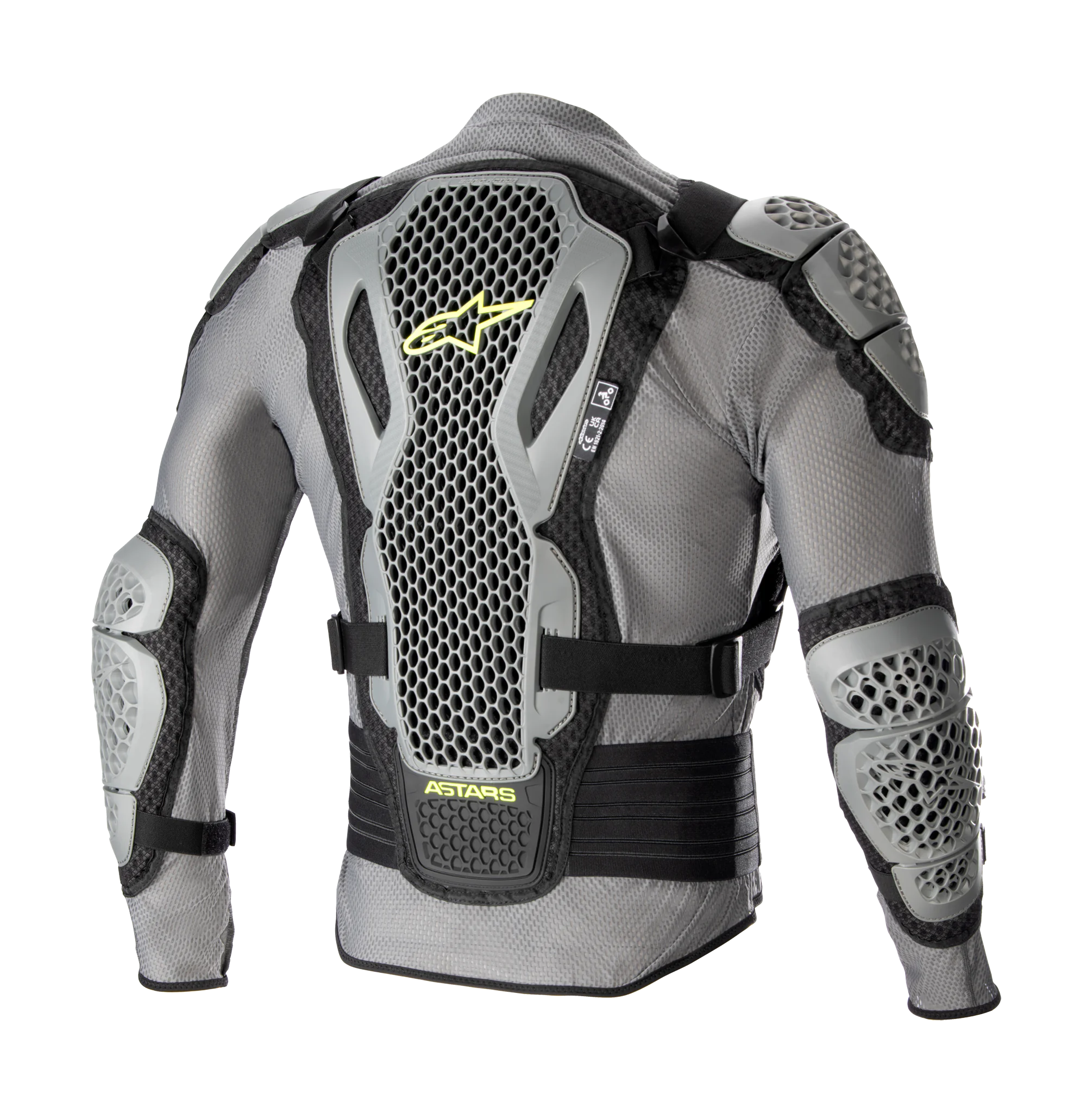 Alpinestars Chest Protector Vest Bionic Action V2 - Grey / Black / Fluo Yellow