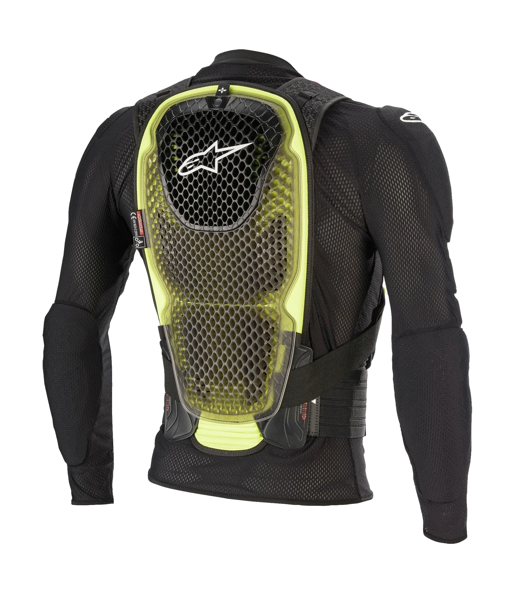 Alpinestars Chest Protector Vest Soft Bionic Pro V2 - Black / Yellow / Fluo Yellow