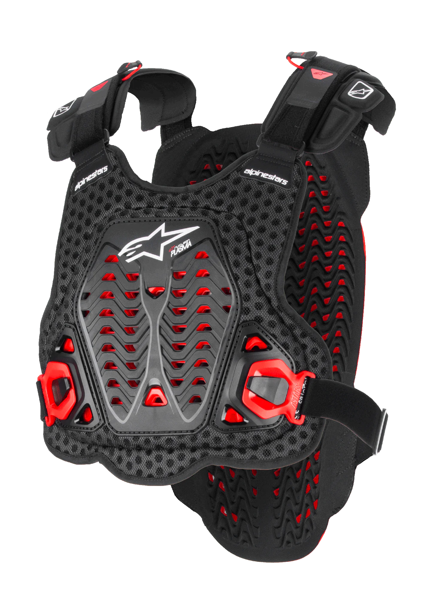 Alpinestars Chest Protector Soft A-5 Plasma - Black / Red / White