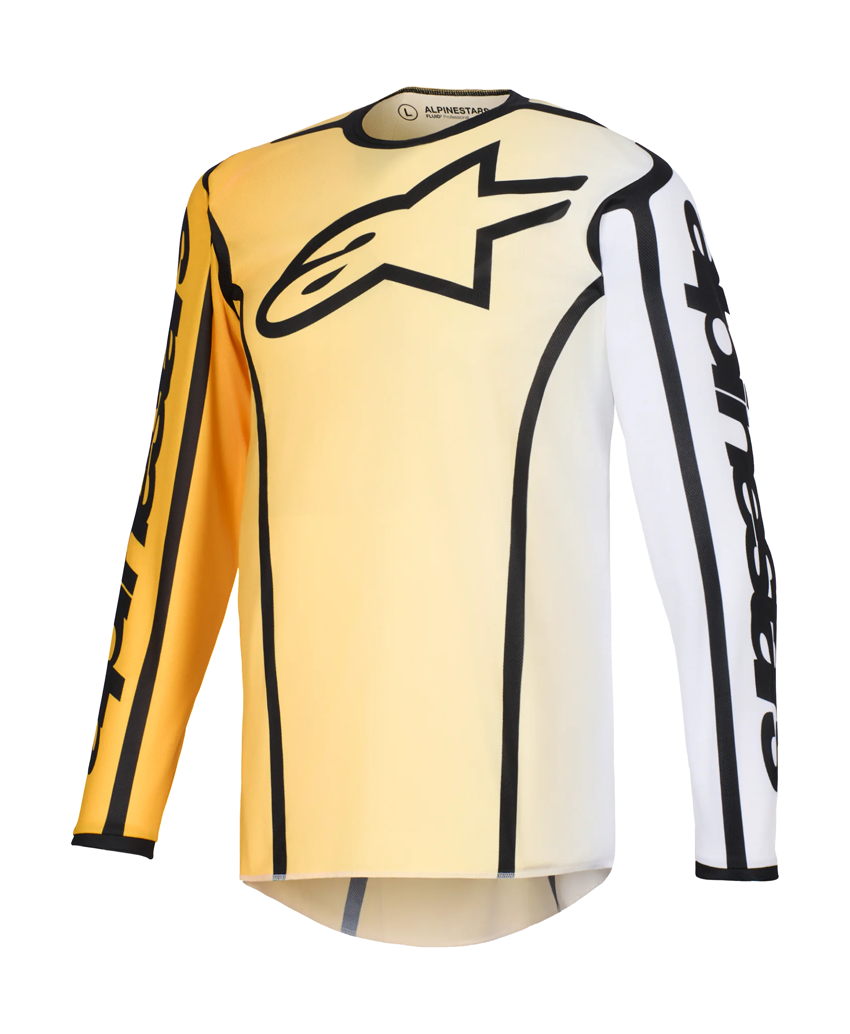 Alpinestars Motocross Jersey 2026 Fluid Apex - Yellow / Black