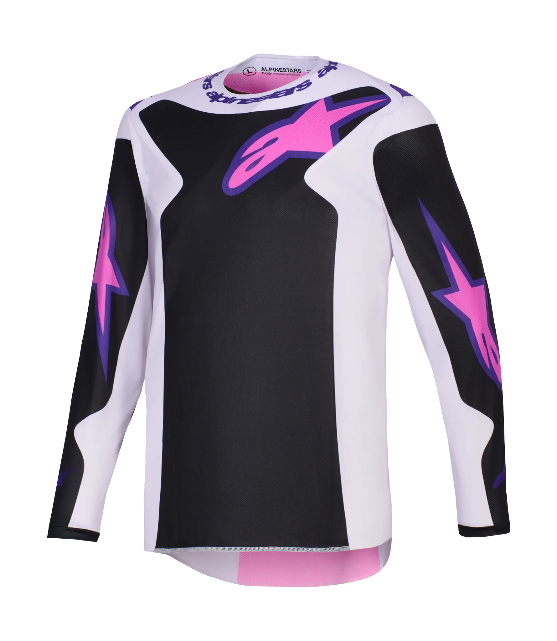 Alpinestars Motocross Gear 2026 Fluid Grid - Black / Light Grey / Purple