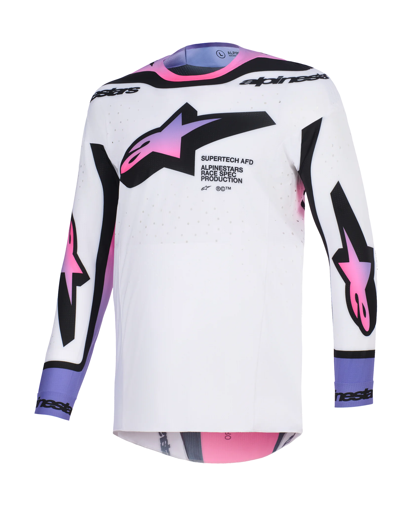 Alpinestars Motocross Gear 2026 Supertech Pro Vista - White / Purple / Black