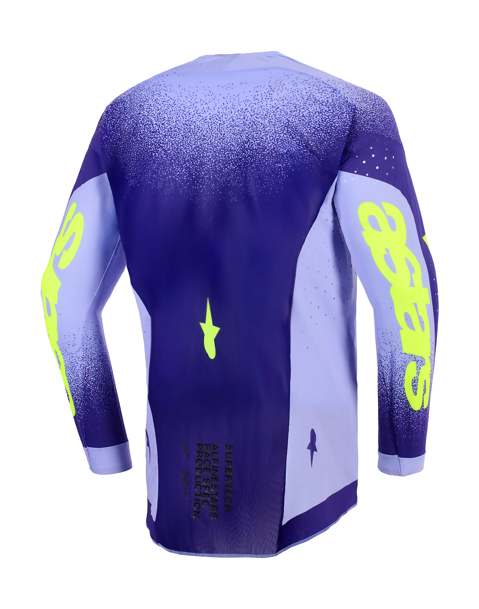 Alpinestars Motocross Jersey 2026 Supertech Scenz - Purple / Fluo Yellow