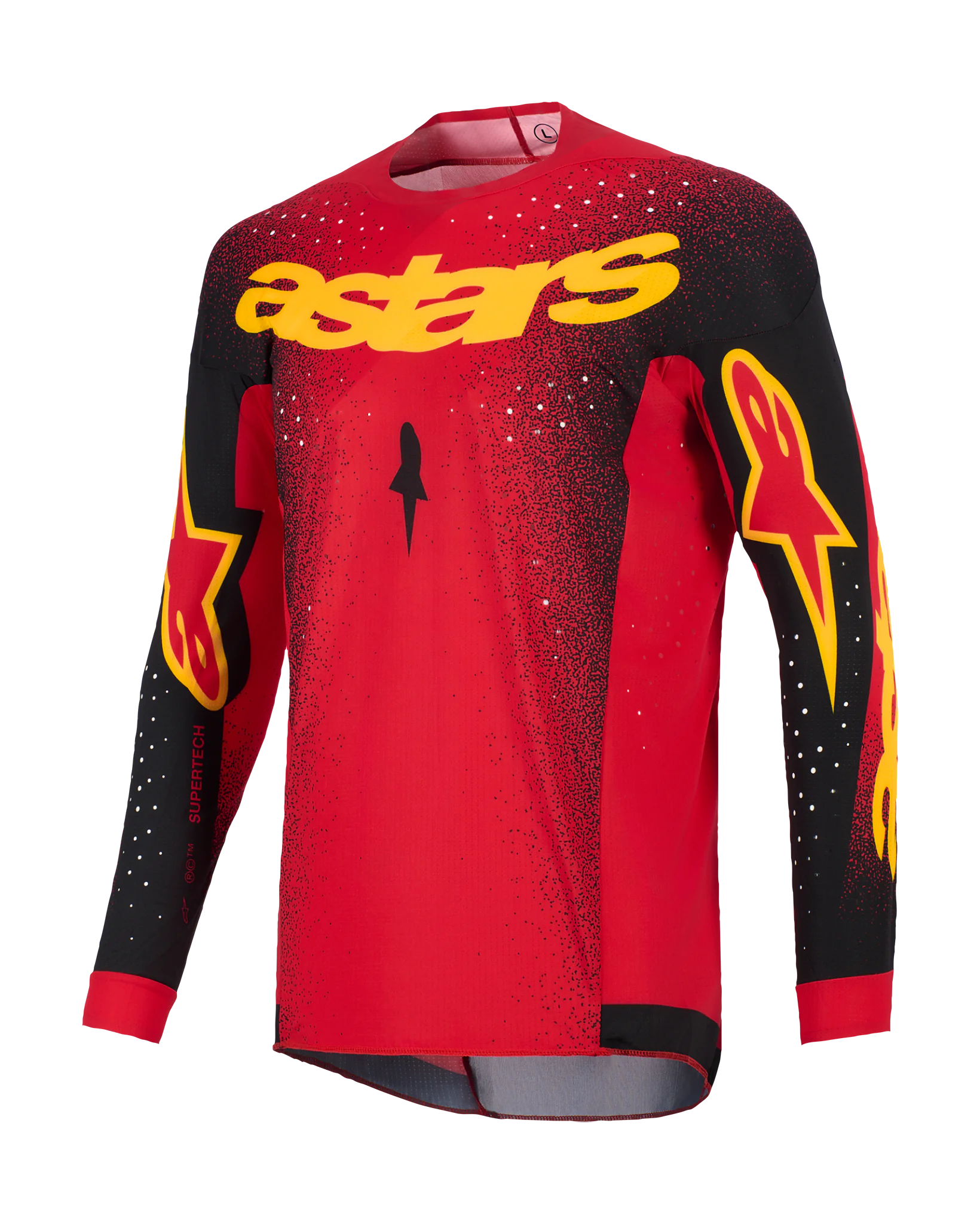 Alpinestars Motocross Jersey 2026 Supertech Scenz - Red / Black / Yellow