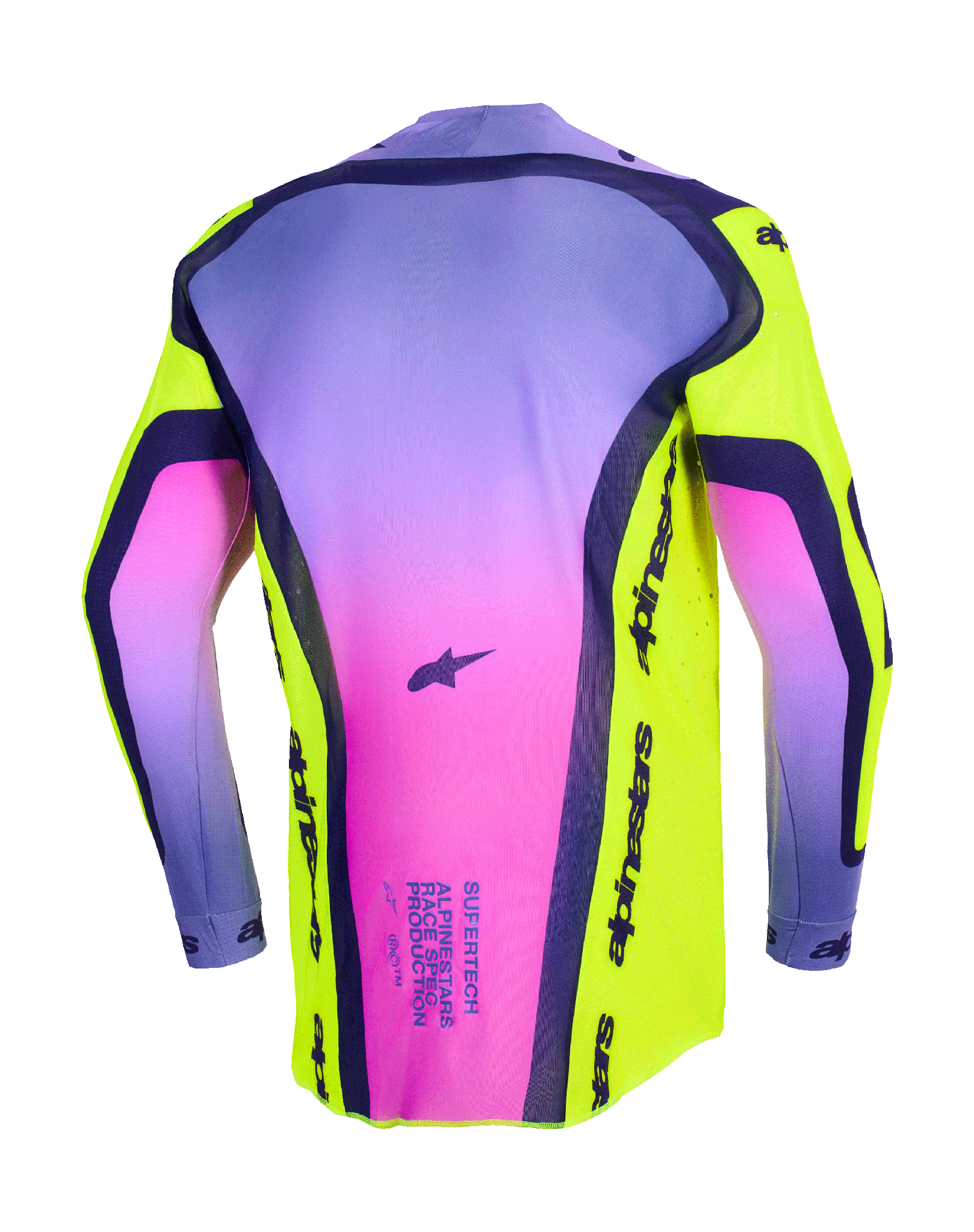 Alpinestars Motocross Jersey 2026 Supertech Vista - Yellow / Purple / Black
