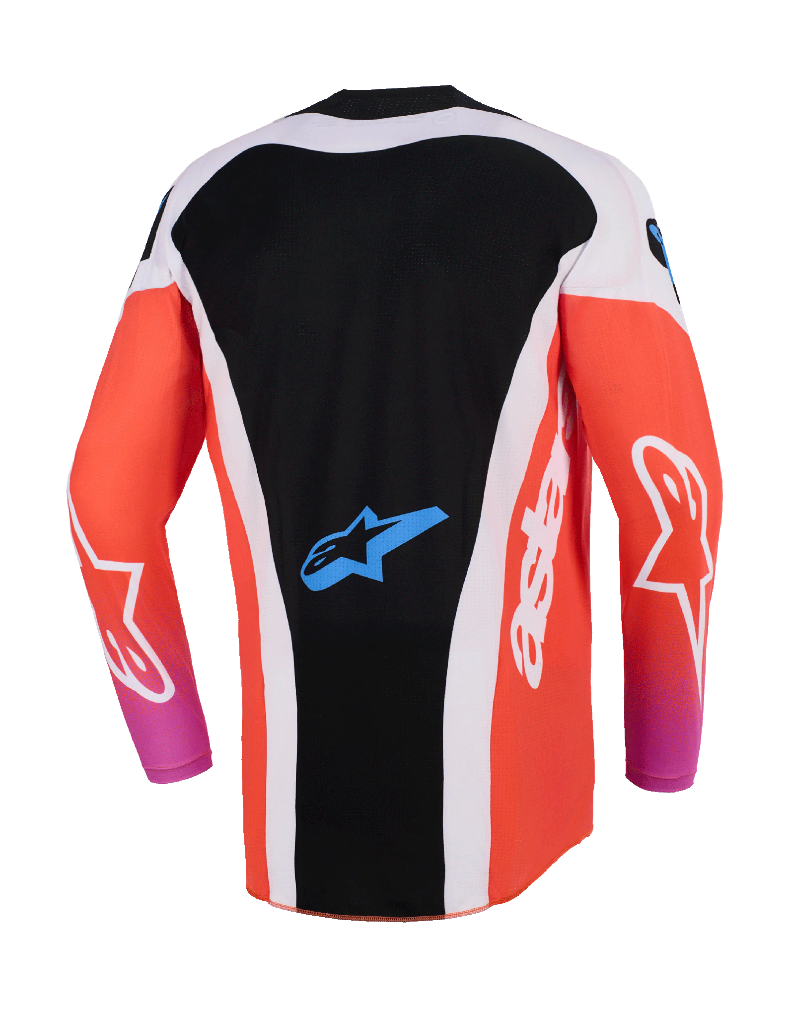 Alpinestars Motocross Jersey 2026 Techstar Knif - Light Grey / Fluo Orange / Black