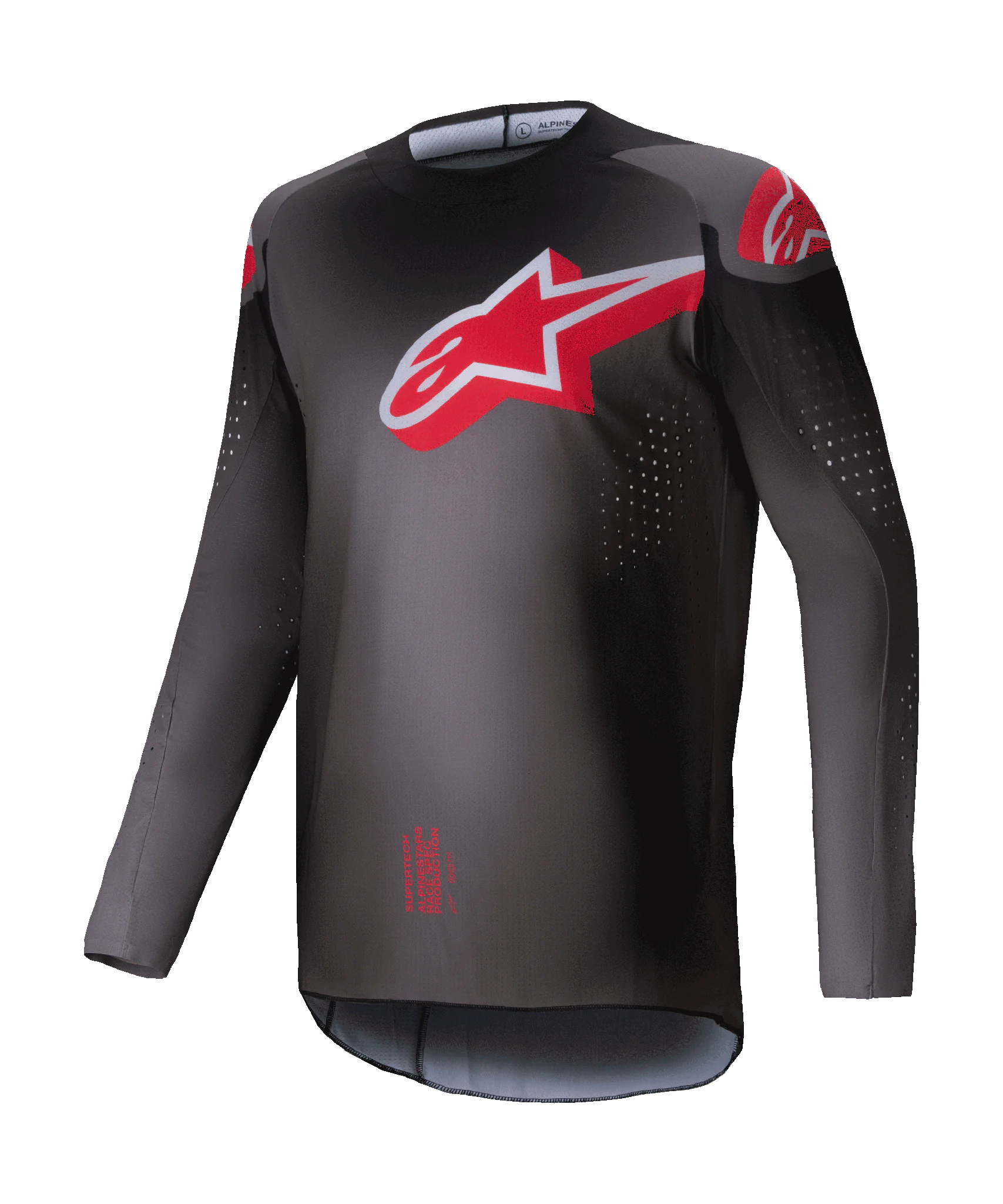 Alpinestars Motocross Gear Supertech Lipan - Smoke / Red