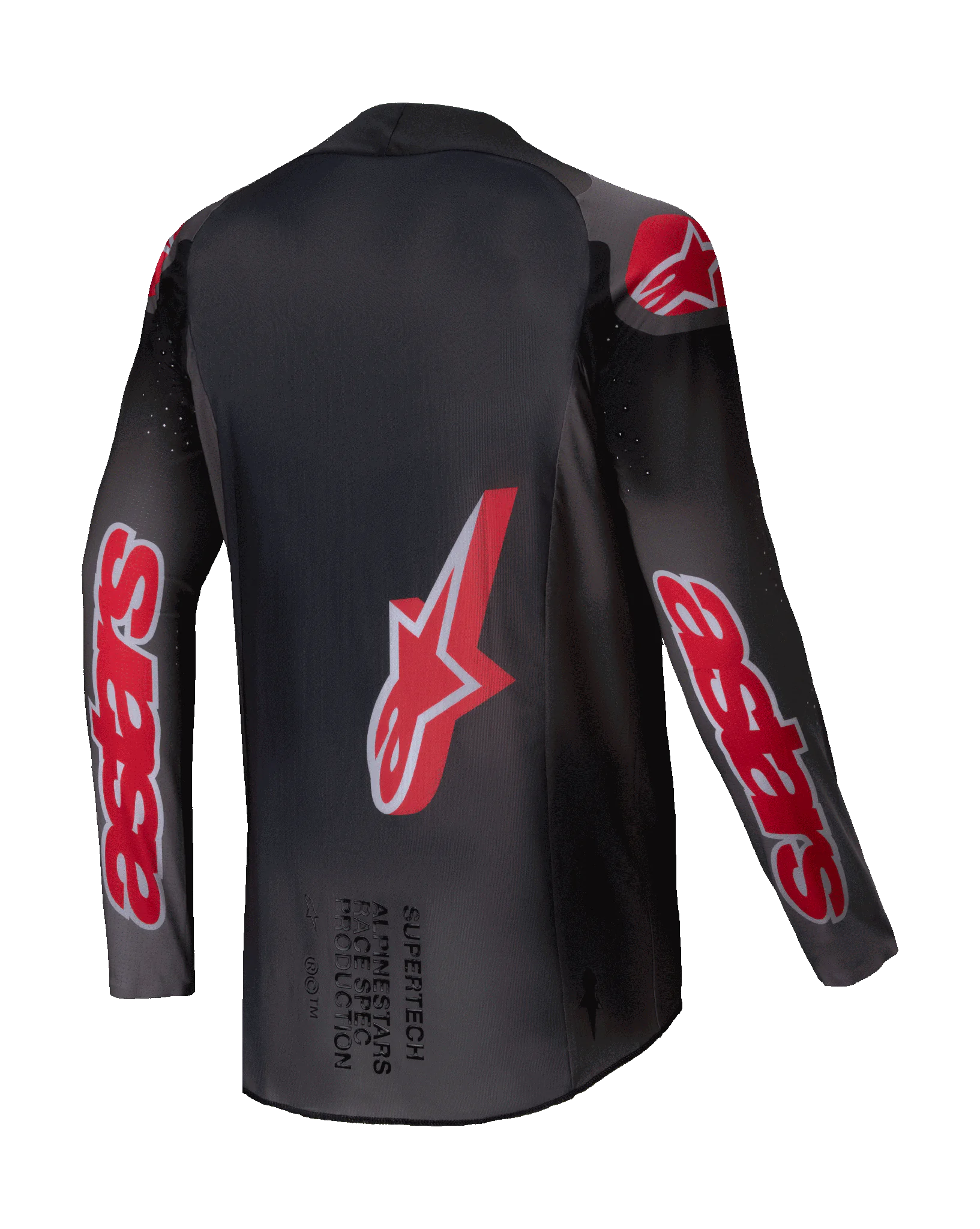 Alpinestars Motocross Jersey Supertech Lipan - Smoke / Red