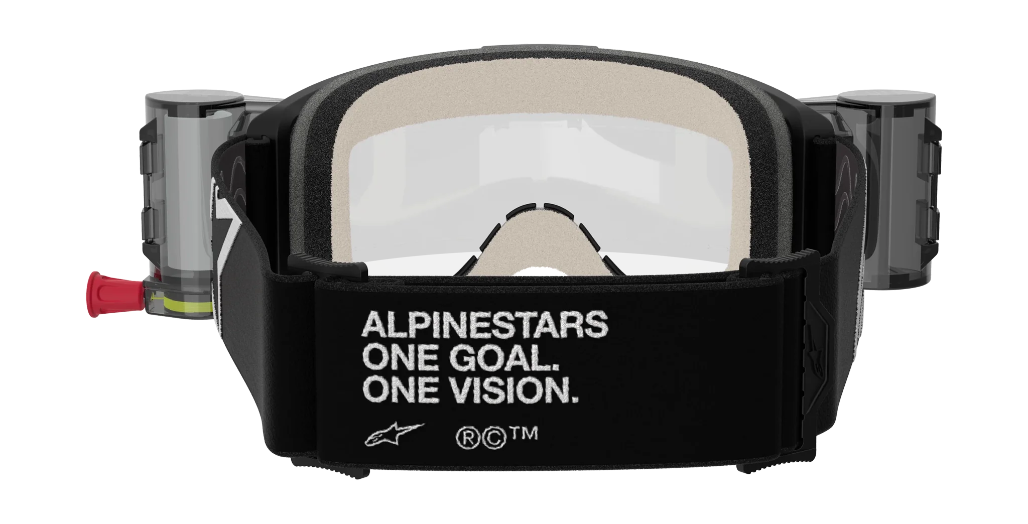 Alpinestars Motocross Goggle Roll-Off Vision 5 Corp - Black - Clear