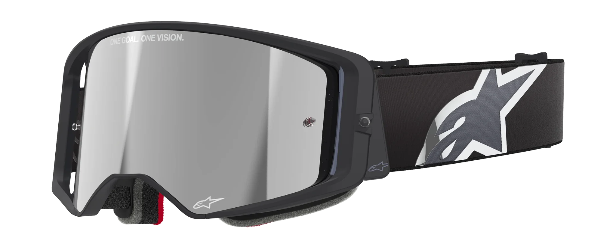 Alpinestars Motocross Goggle Supertech Corp - Black / Grey - Mirror Silver