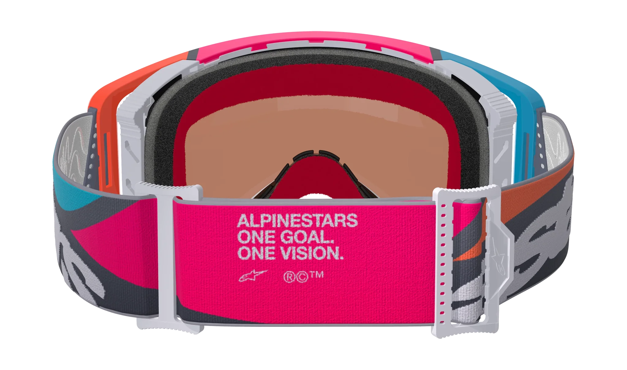 Alpinestars Motocross Goggle Supertech Stream - Grey / Multi - Mirror Silver