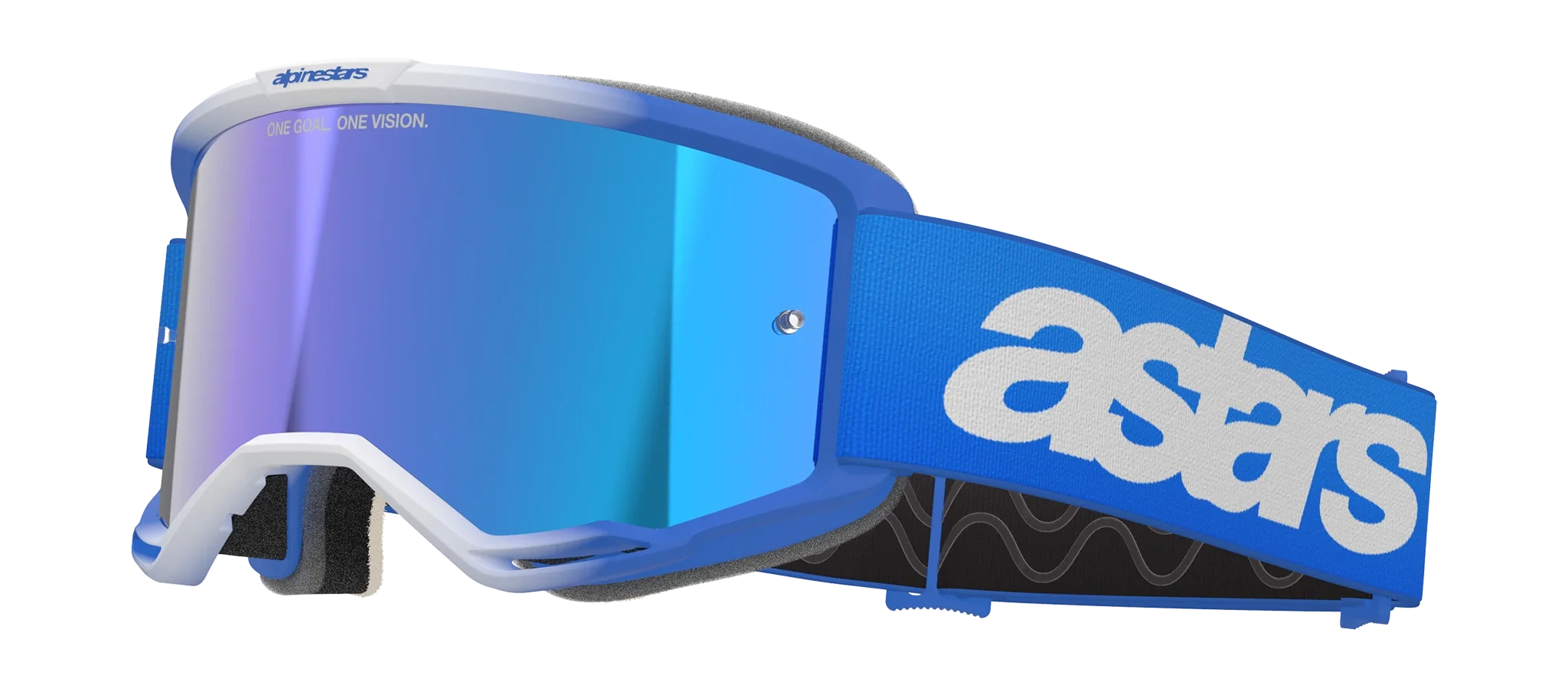 Alpinestars Motocross Goggle Vision 5 Blaze - Blue - Mirror Blue