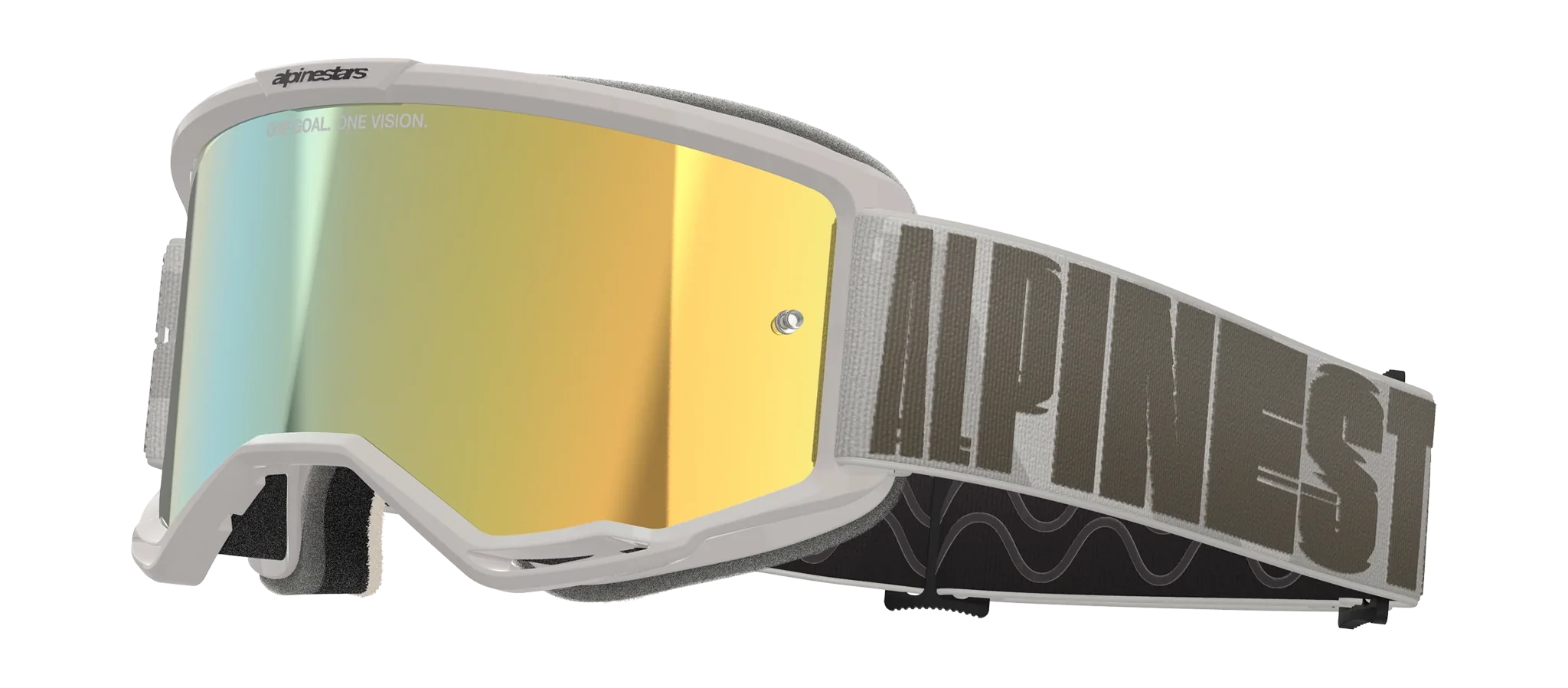 Alpinestars Motocross Goggle Vision 5 Hollow - Wind - Mirror Gold