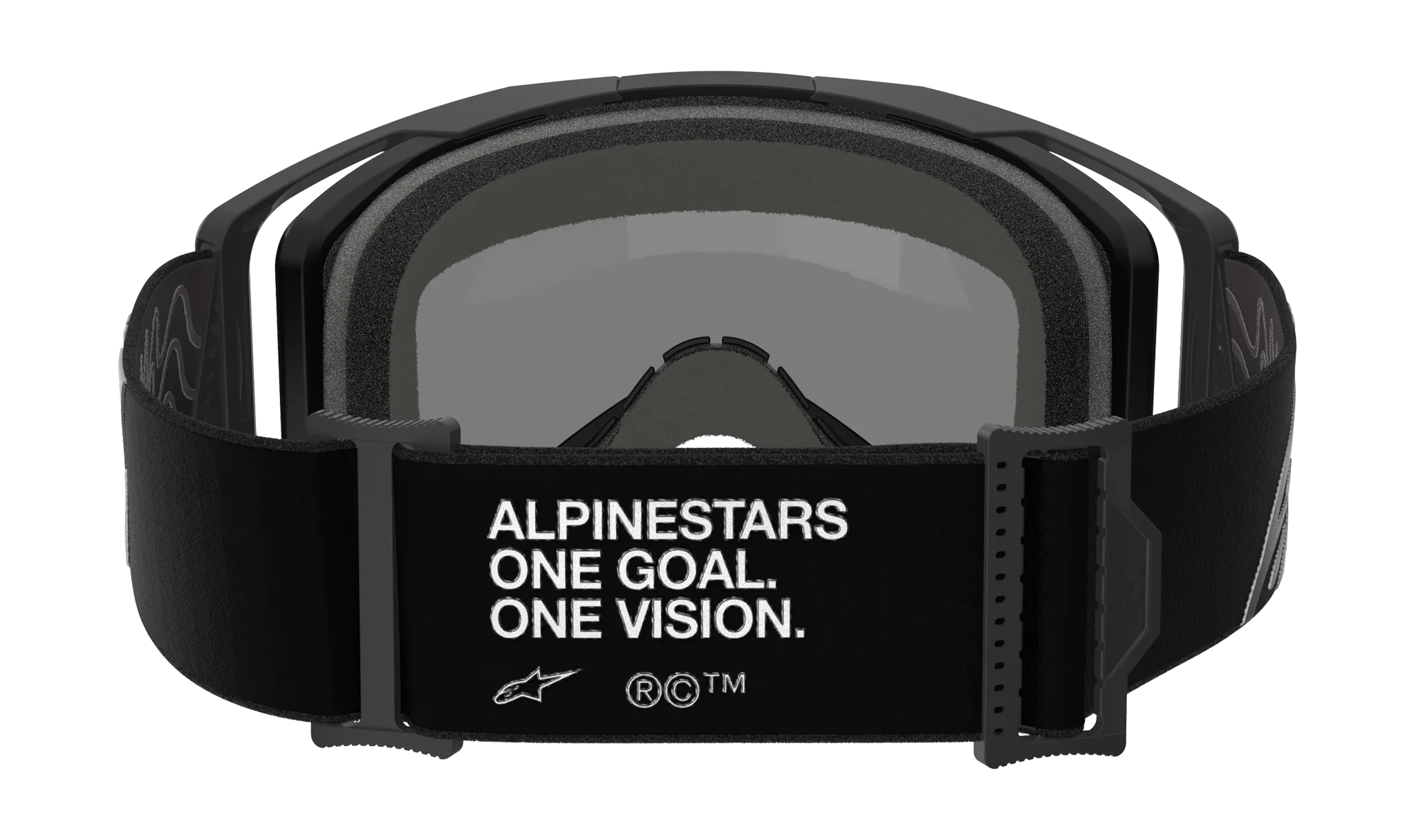 Alpinestars Motocross Goggle Vision 8 Corp - Black - Mirror Red