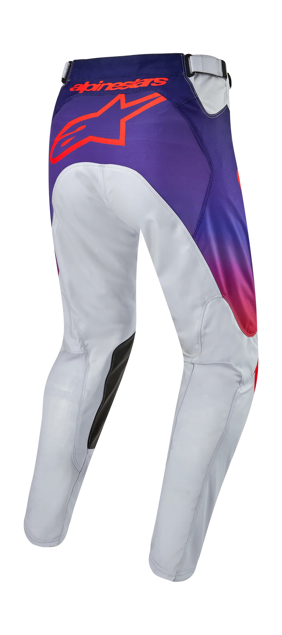 Alpinestars Motocross Pants Racer Hoen - Light Grey / Hot Orange / Black