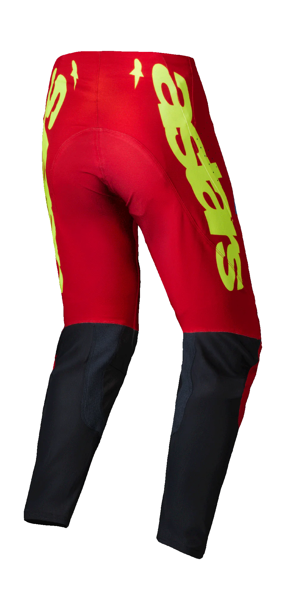 Alpinestars Motocross Pants Supertech Maker - Red / Fluo Yellow