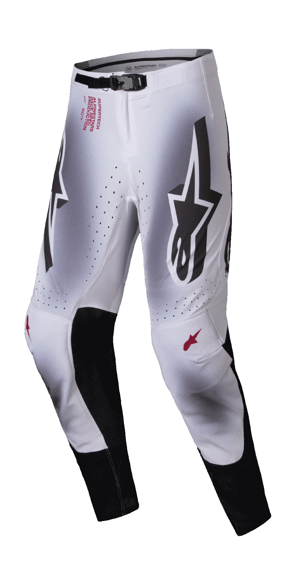 Alpinestars Motocross Pants Supertech Maker - Silver / Black