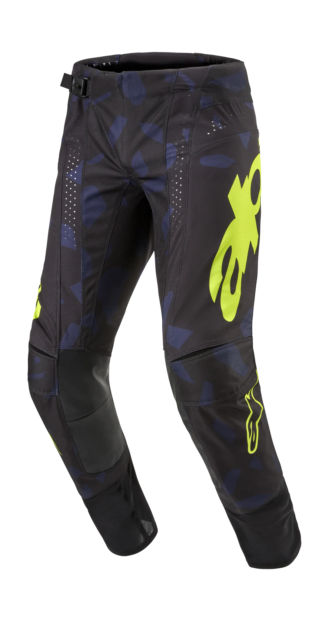 Alpinestars Motocross Pants Techstar Rantera - Black / Navy / Fluo Yellow