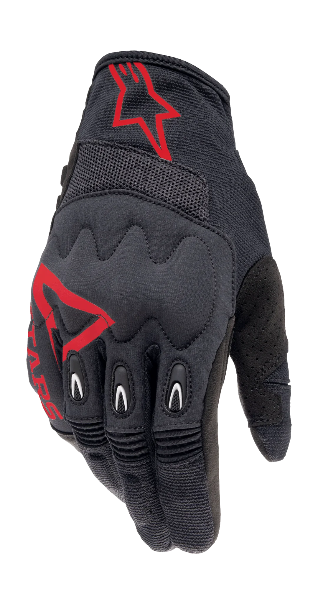 Alpinestars Motocross Gloves 2026 Techdura - Fire Red / Black