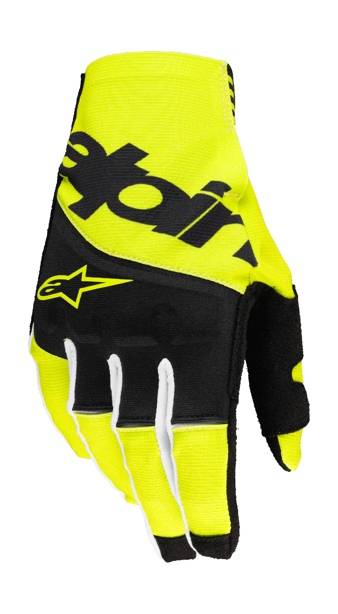 Alpinestars Motocross Gloves 2026 Techstar - Black / Fluo Yellow