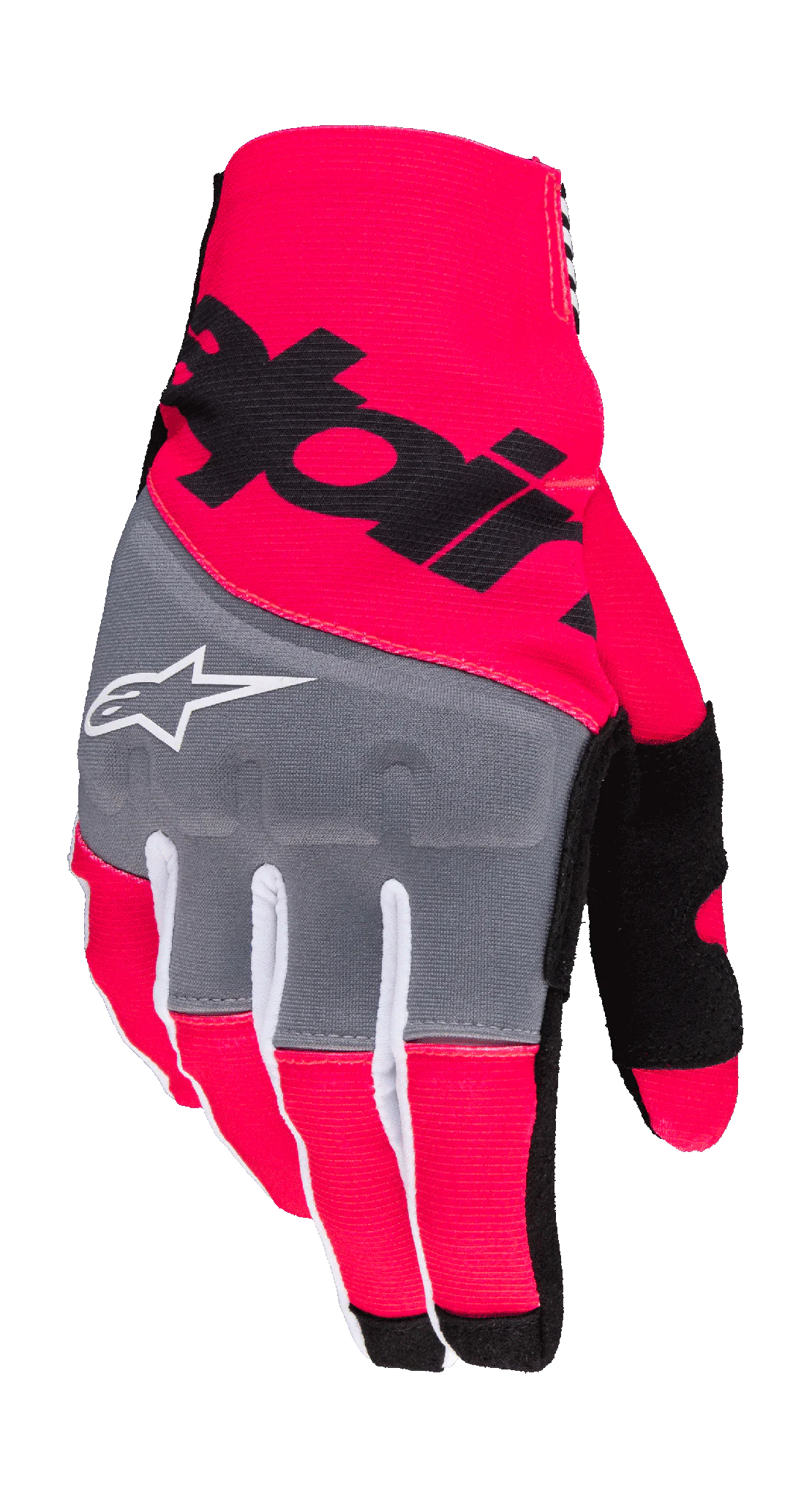 Alpinestars Motocross Gloves 2026 Techstar - Black / Fluo Pink