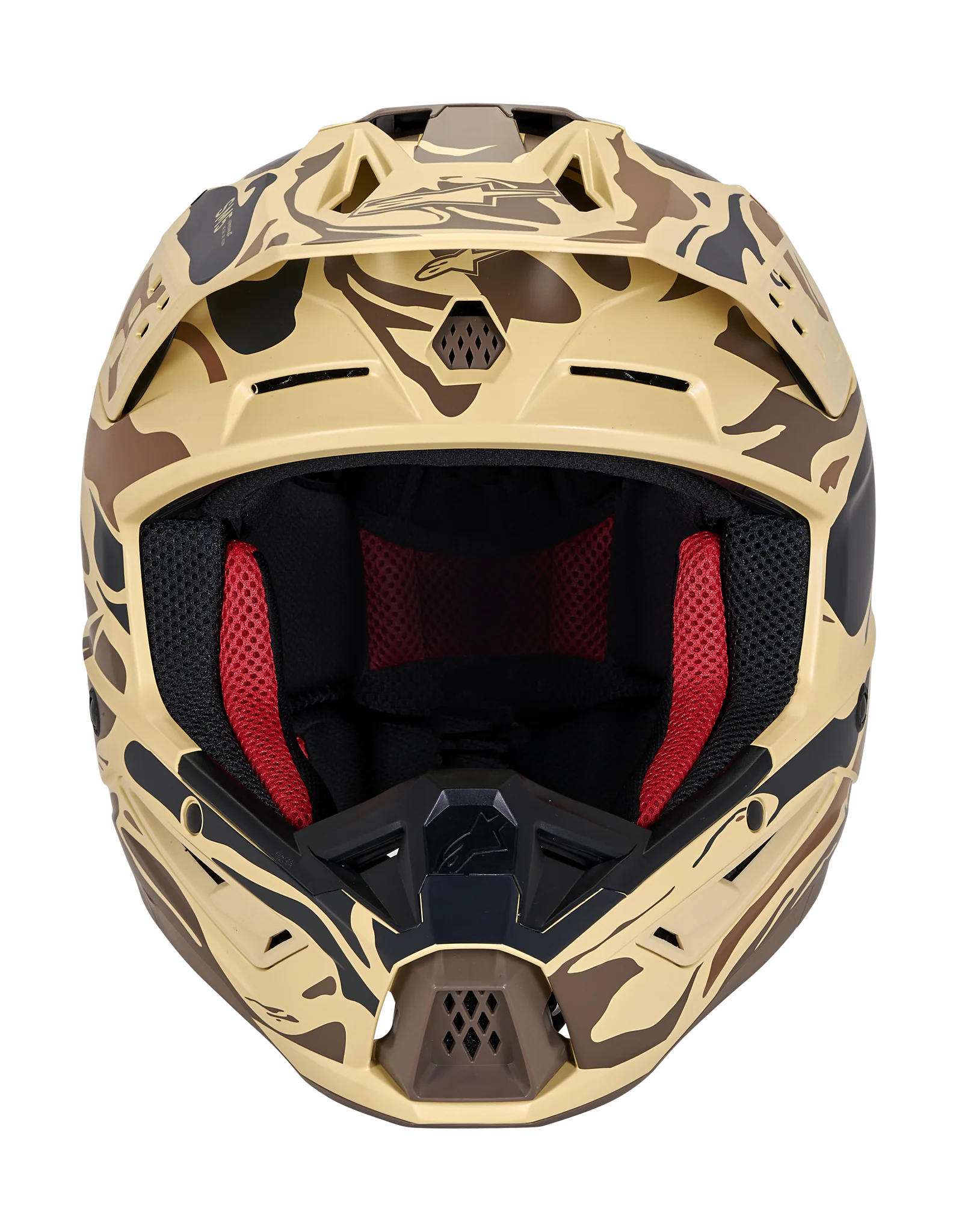 Alpinestars Motocross Helmet S-M5 Mineral - Matte Dark Brown