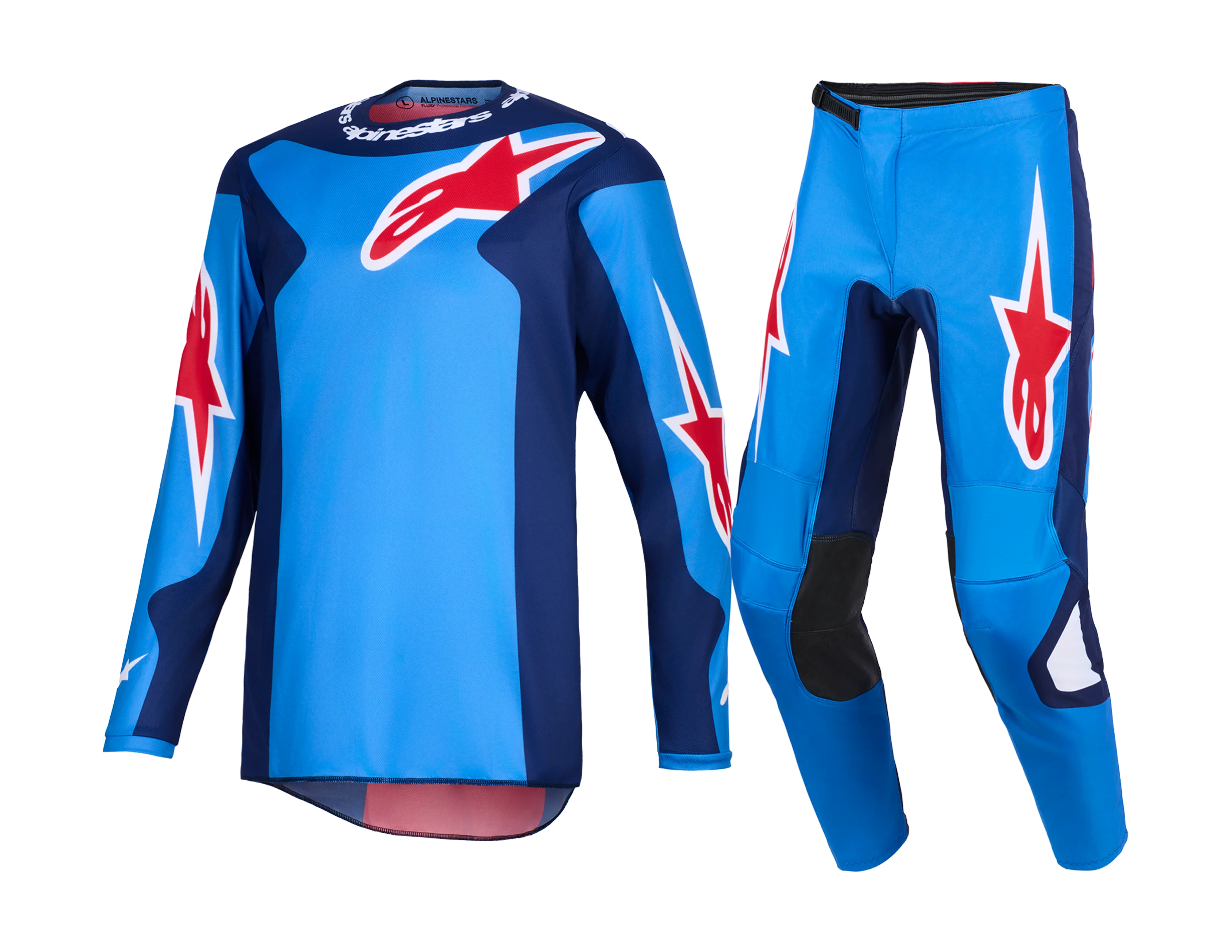 Alpinestars Motocross Gear 2026 Fluid Grid - Blue / Red