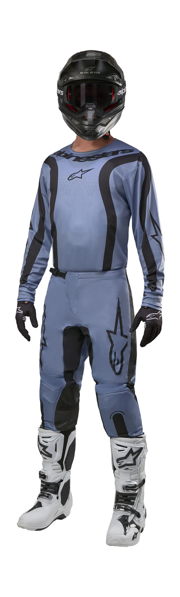 Alpinestars Motocross Gear Fluid Lurv - Light Blue / Black