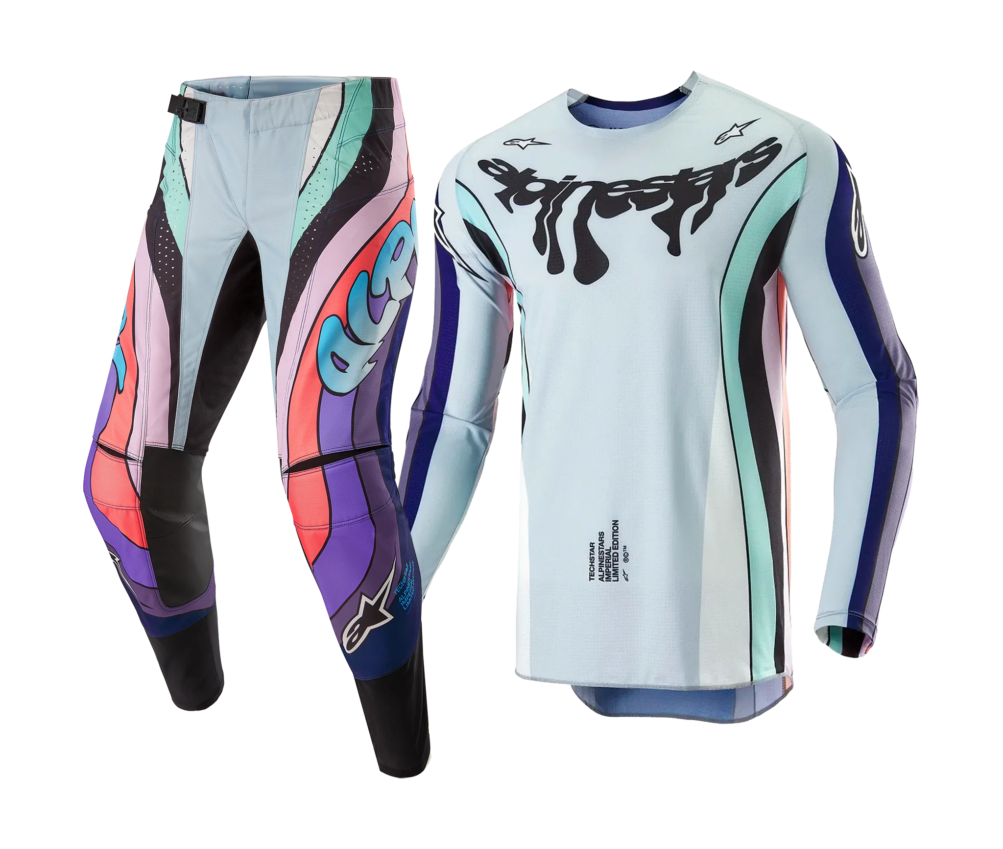 Alpinestars Motocross Gear Techstar LE Imperial - Purple / Blue / Black
