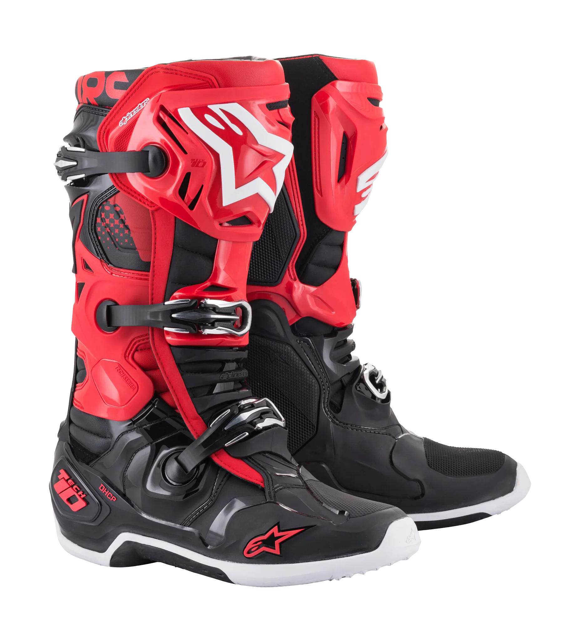 Alpinestars Motocross Boots Tech 10 - Black / White / Red