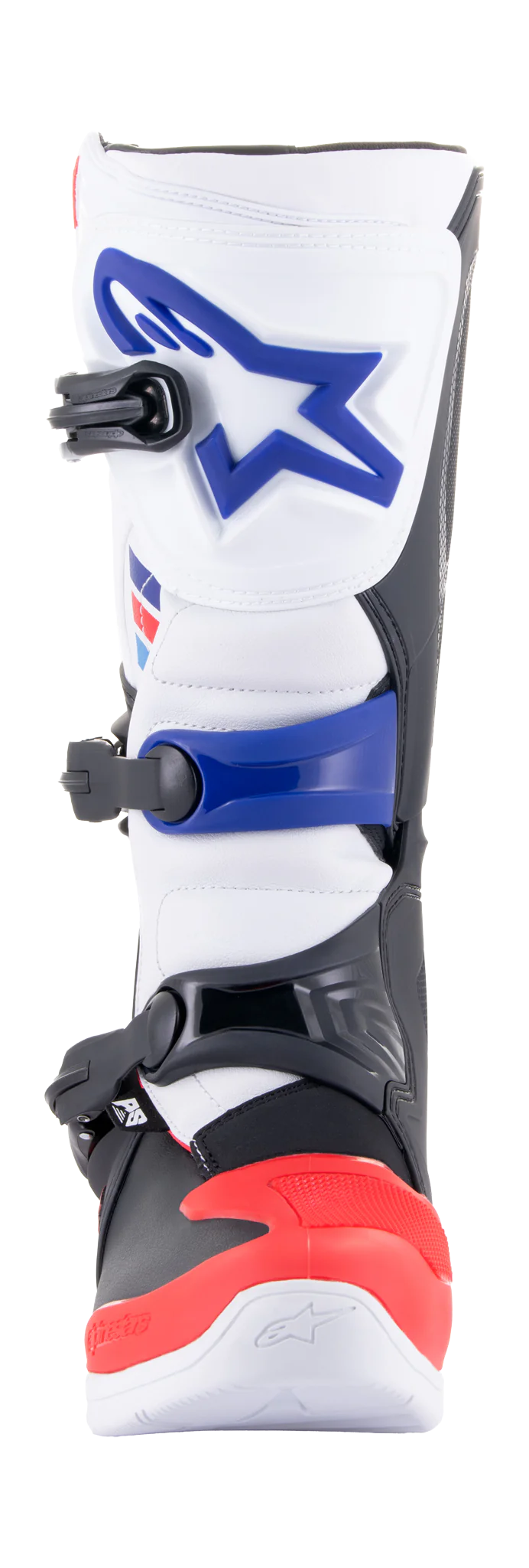 Alpinestars Motocross Boots Tech 3 - White / Red / Dark Blue