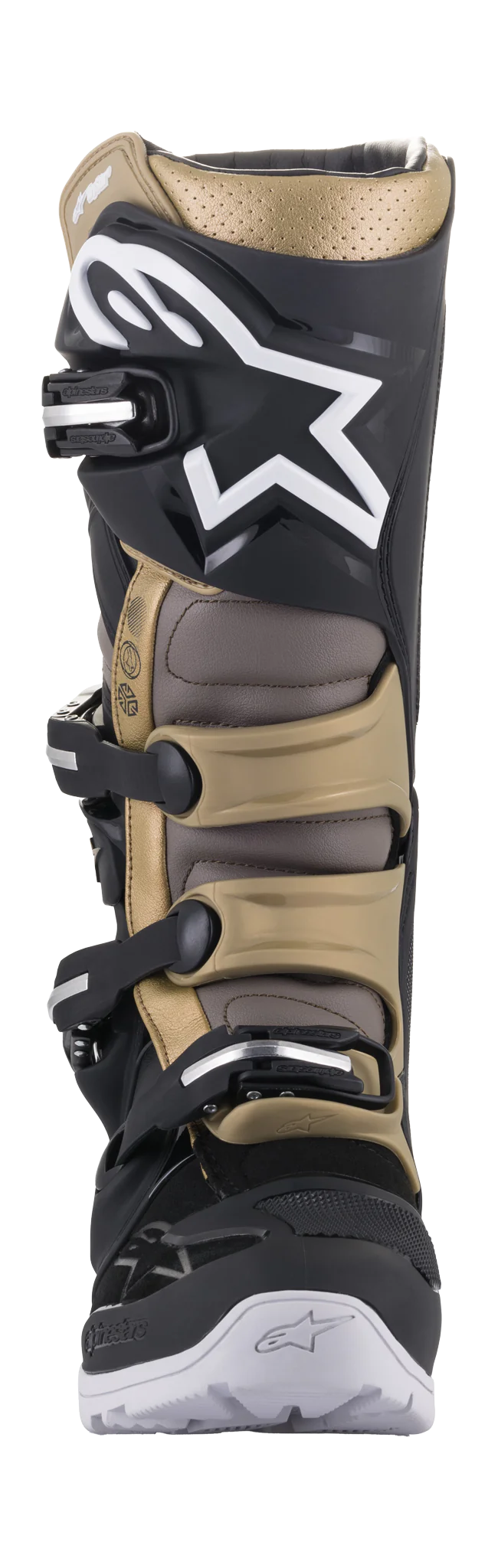 Alpinestars Motocross Boots Tech 7 Enduro Drystar - Black / Grey / Gold