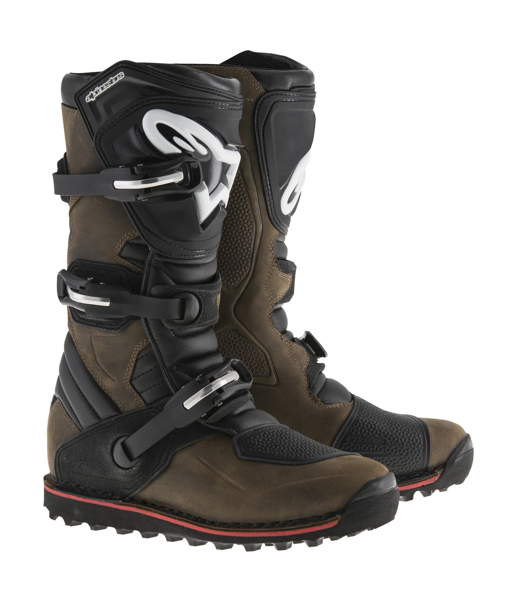 Alpinestars Motocross Boots Tech-T - Brown Oiled