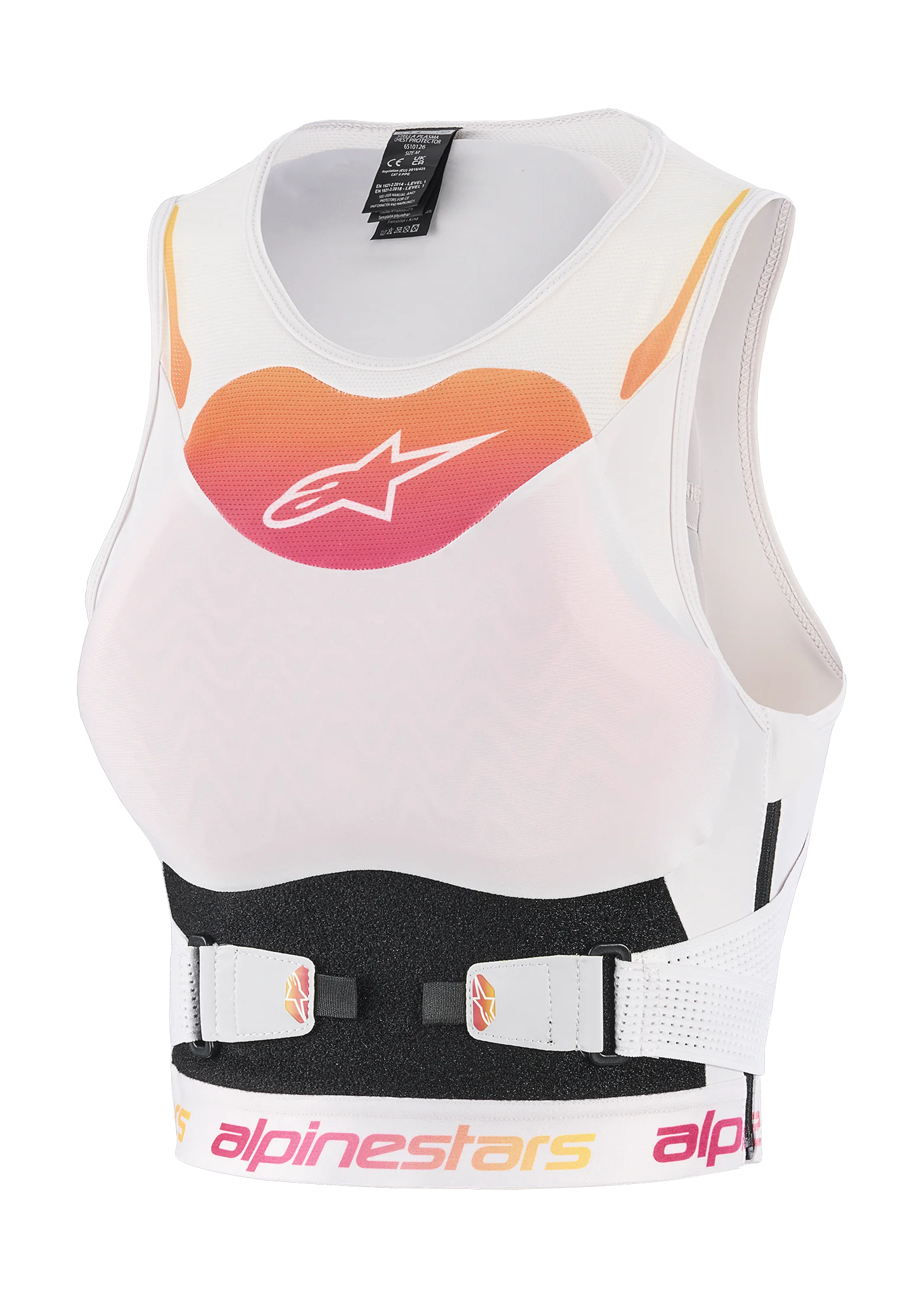 Alpinestars Women Chest Protector Soft Stella Plasma - Light Lilac / Fade / White