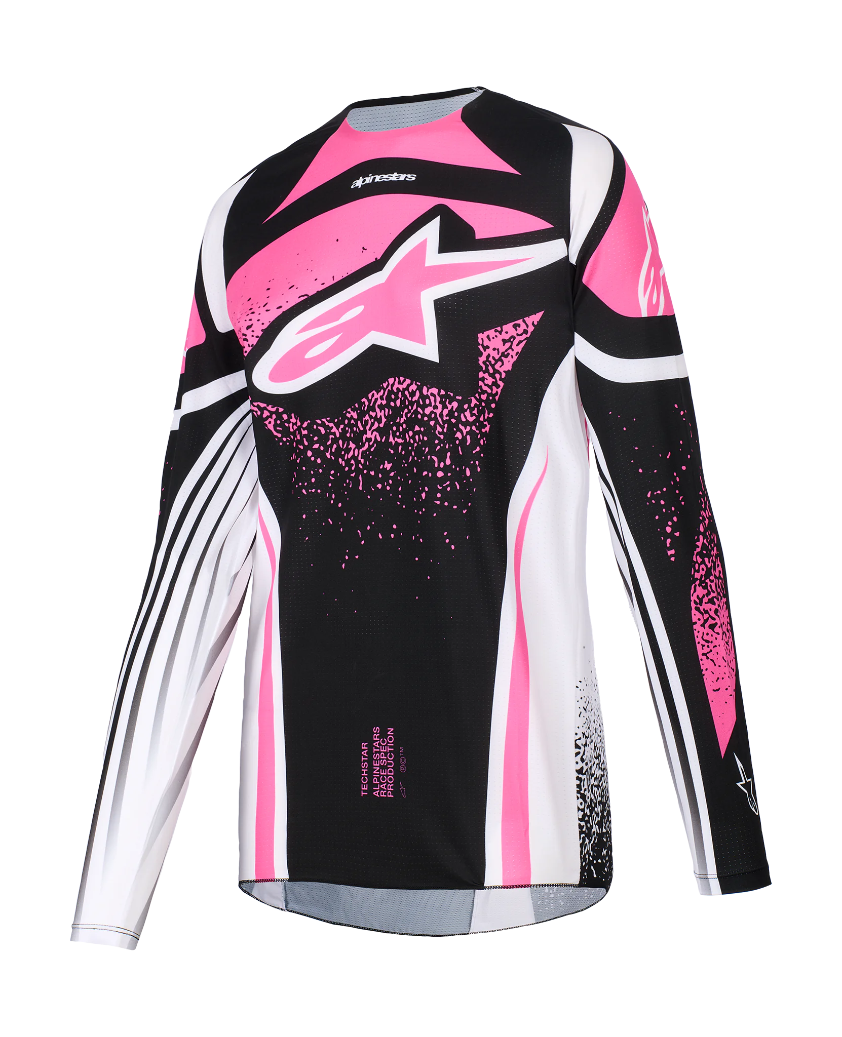 Alpinestars Women Motocross Gear 2026 Techstar Nomur - Black / White / Fuchsia