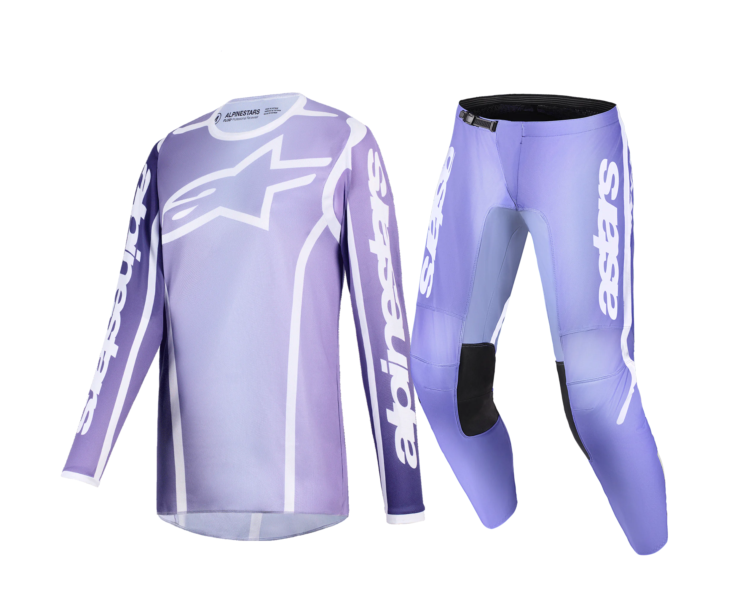 Alpinestars Women Motocross Gear 2026 Fluid Apex - Violet / White
