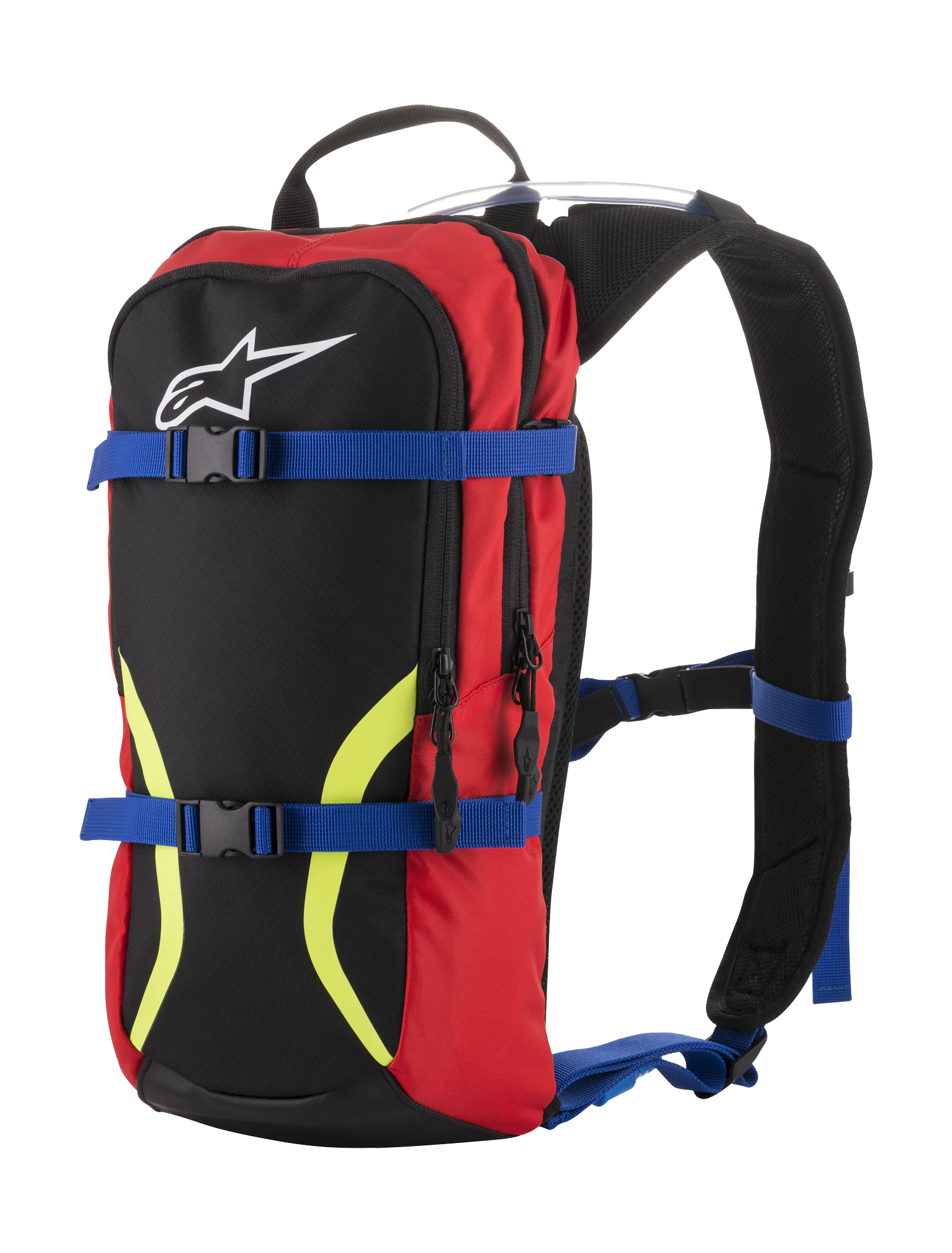 Alpinestars Hydration Bag Iguana Hydration - Black / Blue / Red / Yellow Fluo - 6 L + 1.5 L