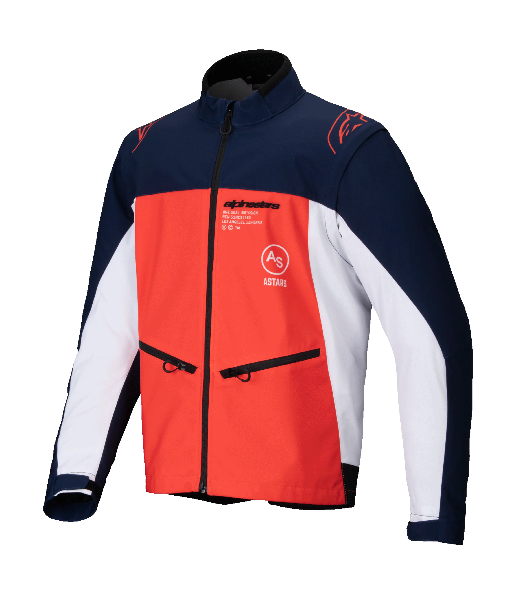 Alpinestars Enduro Jacket Softshell Lite-Dura - Navy / Orange / White