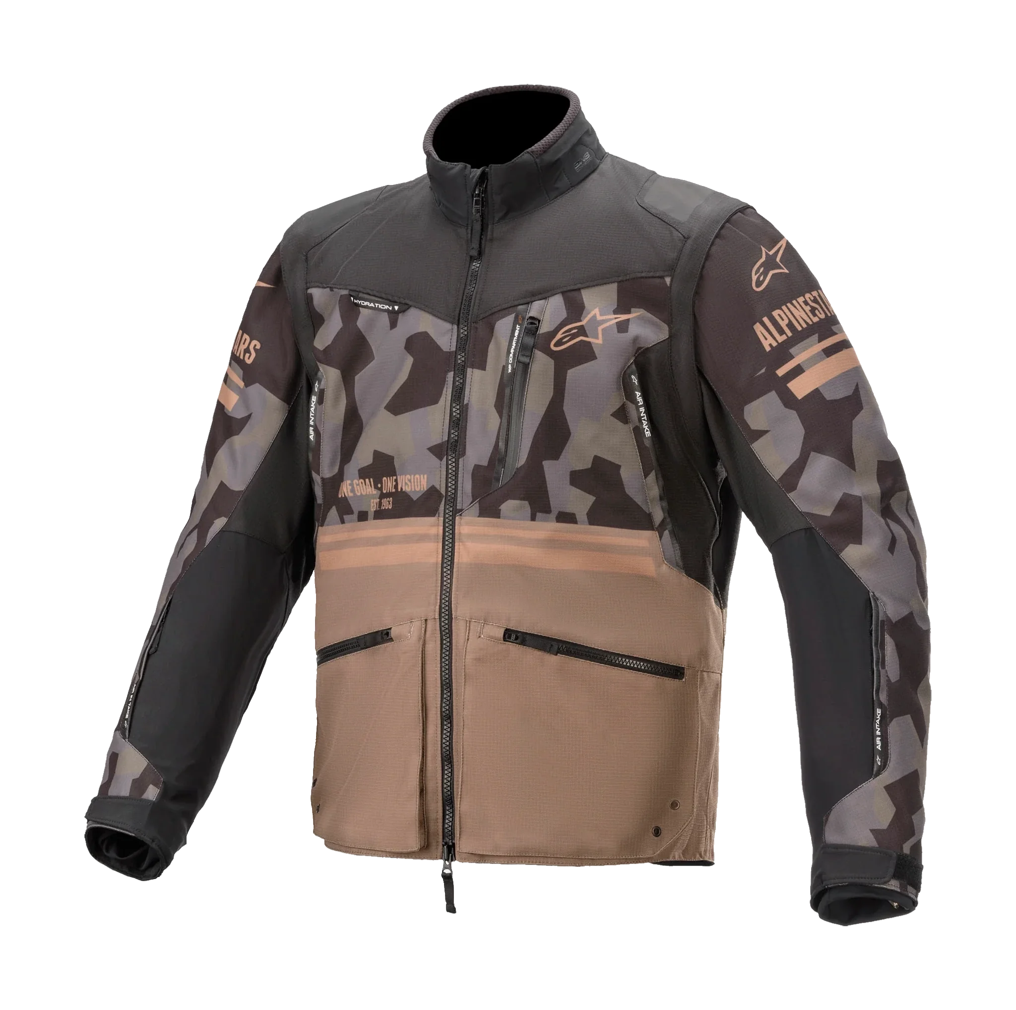 Alpinestars Enduro Jacket Venture R - Mud Camo / Sand