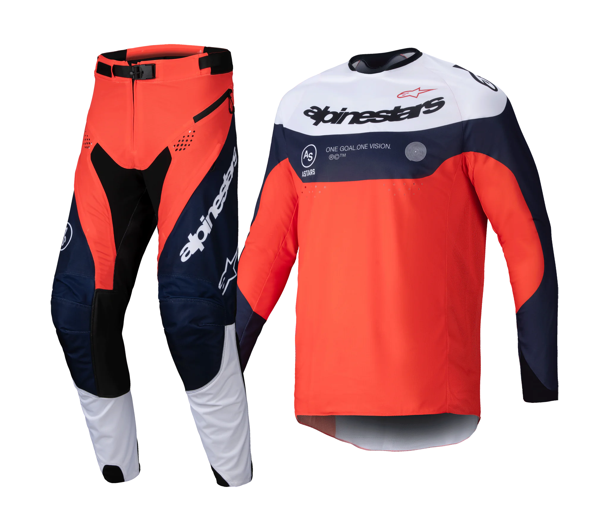 Alpinestars Enduro Gear Pro-Dura - Navy / Orange / White